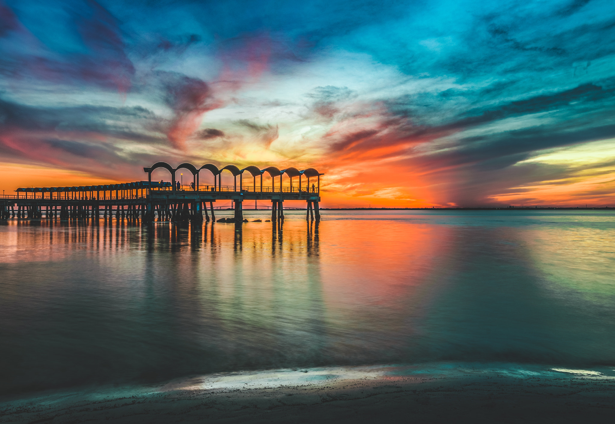 Nikon AF-S Nikkor 16-35mm F4G ED VR sample photo. Rainbow sunset photography