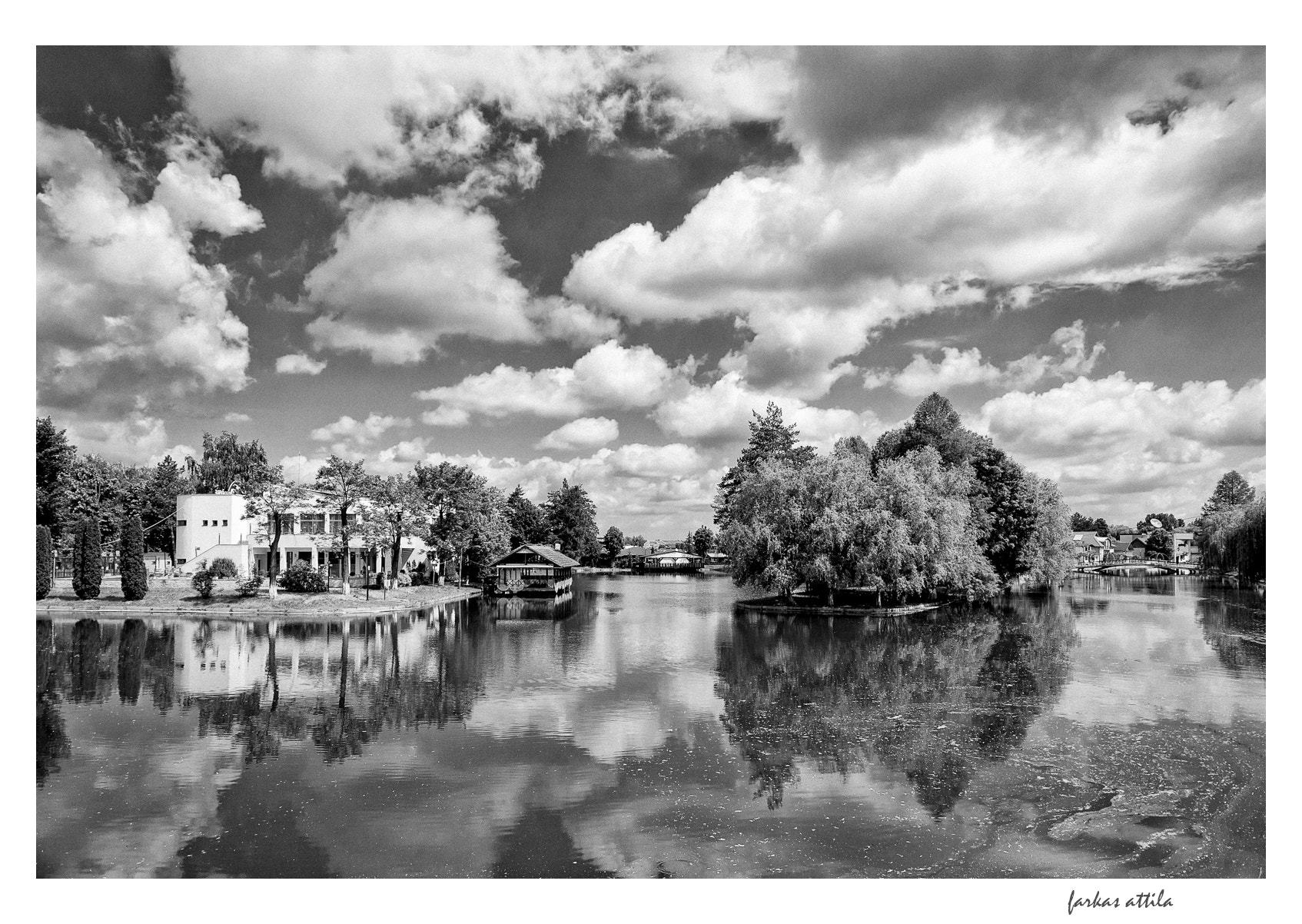 Nikon D60 sample photo. Lake and clouds... photography
