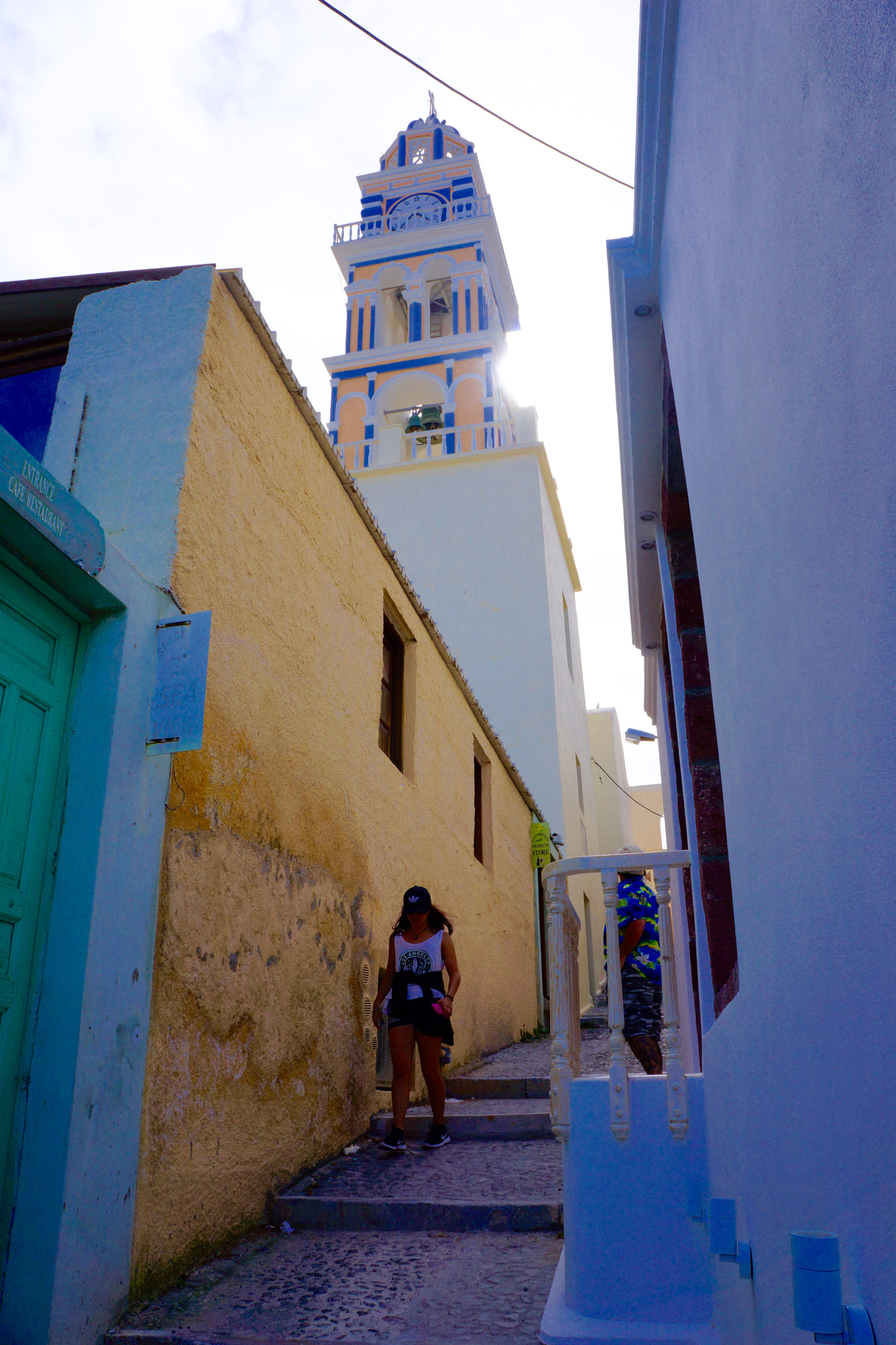 Tamron 18-200mm F3.5-6.3 Di III VC sample photo. Beautiful port town of santorini, greece photography