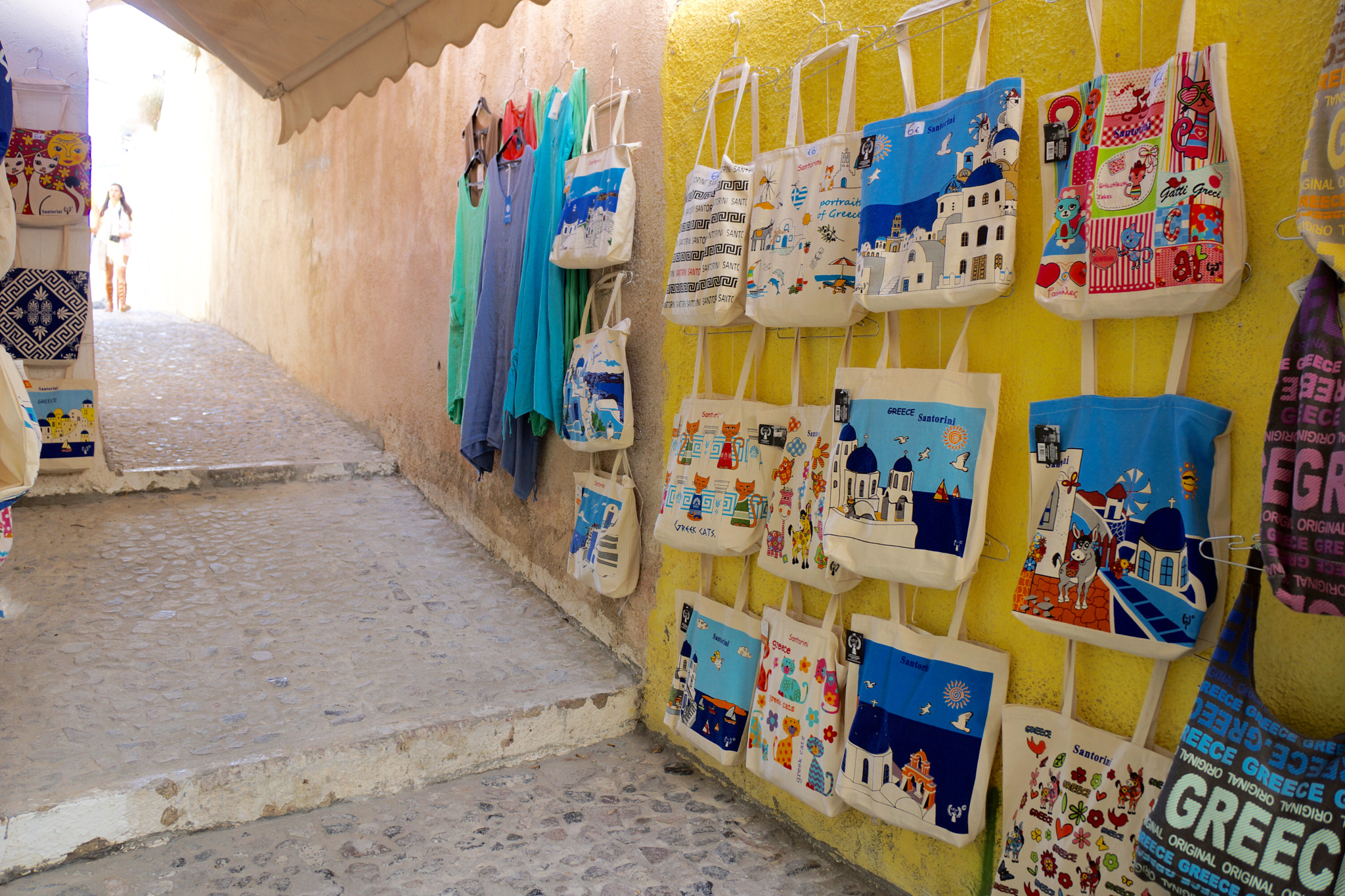 Tamron 18-200mm F3.5-6.3 Di III VC sample photo. Beautiful port town of santorini, greece photography