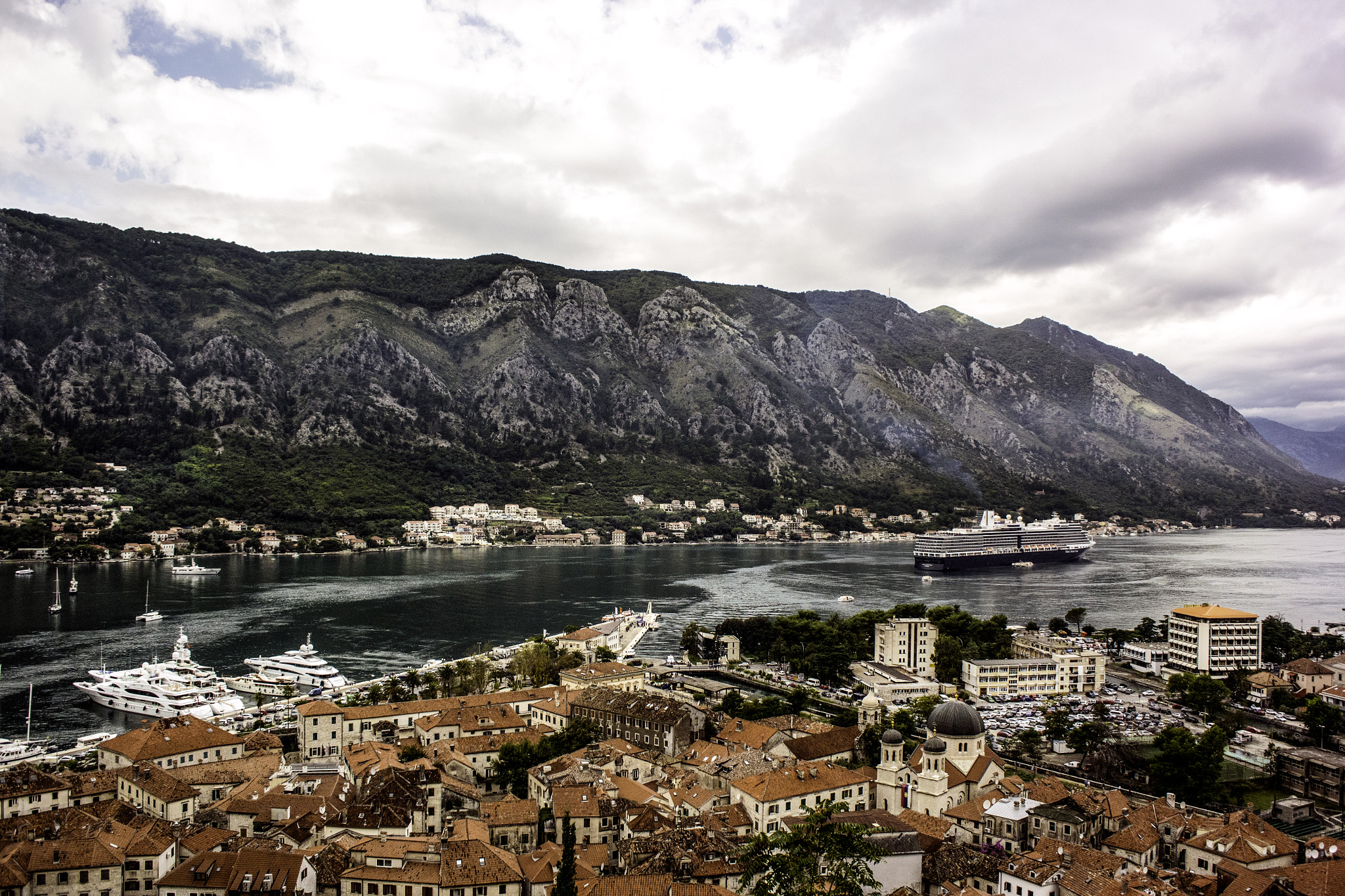 Nikon 1 V3 sample photo. Kotor bay photography