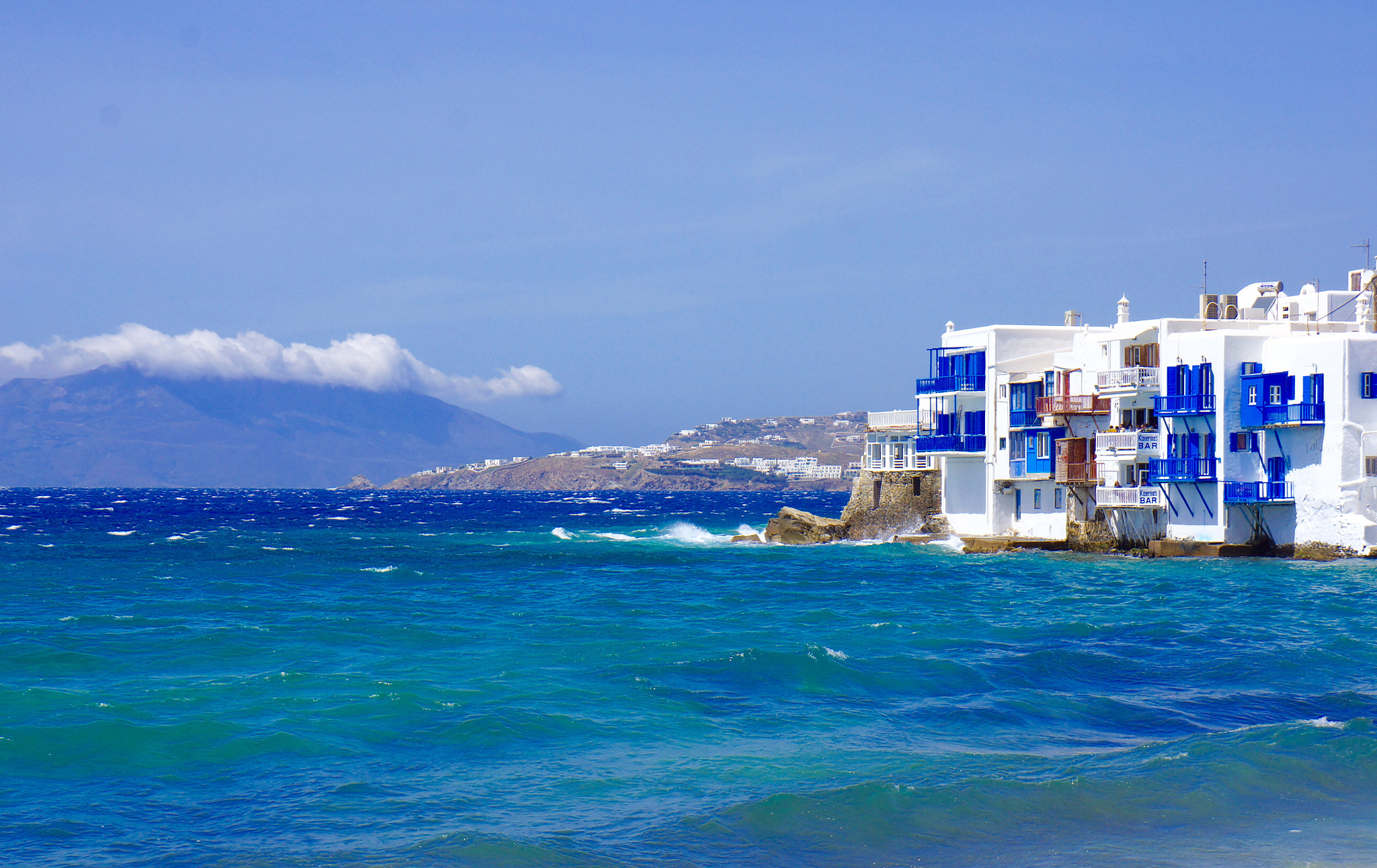 Sony E 18-55mm F3.5-5.6 OSS sample photo. Mykonos, greece photography