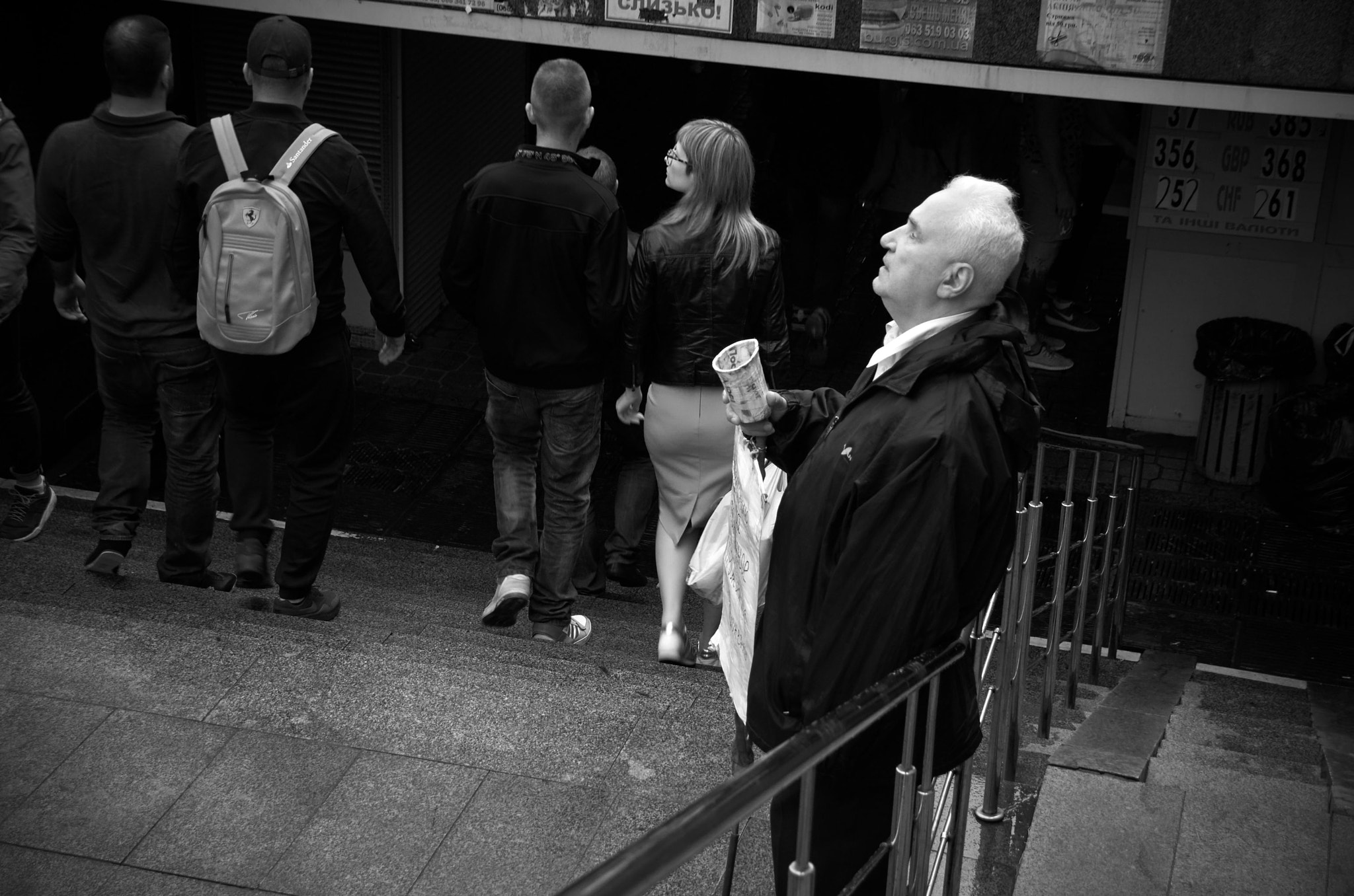 Sony SLT-A37 sample photo. Blind man photography