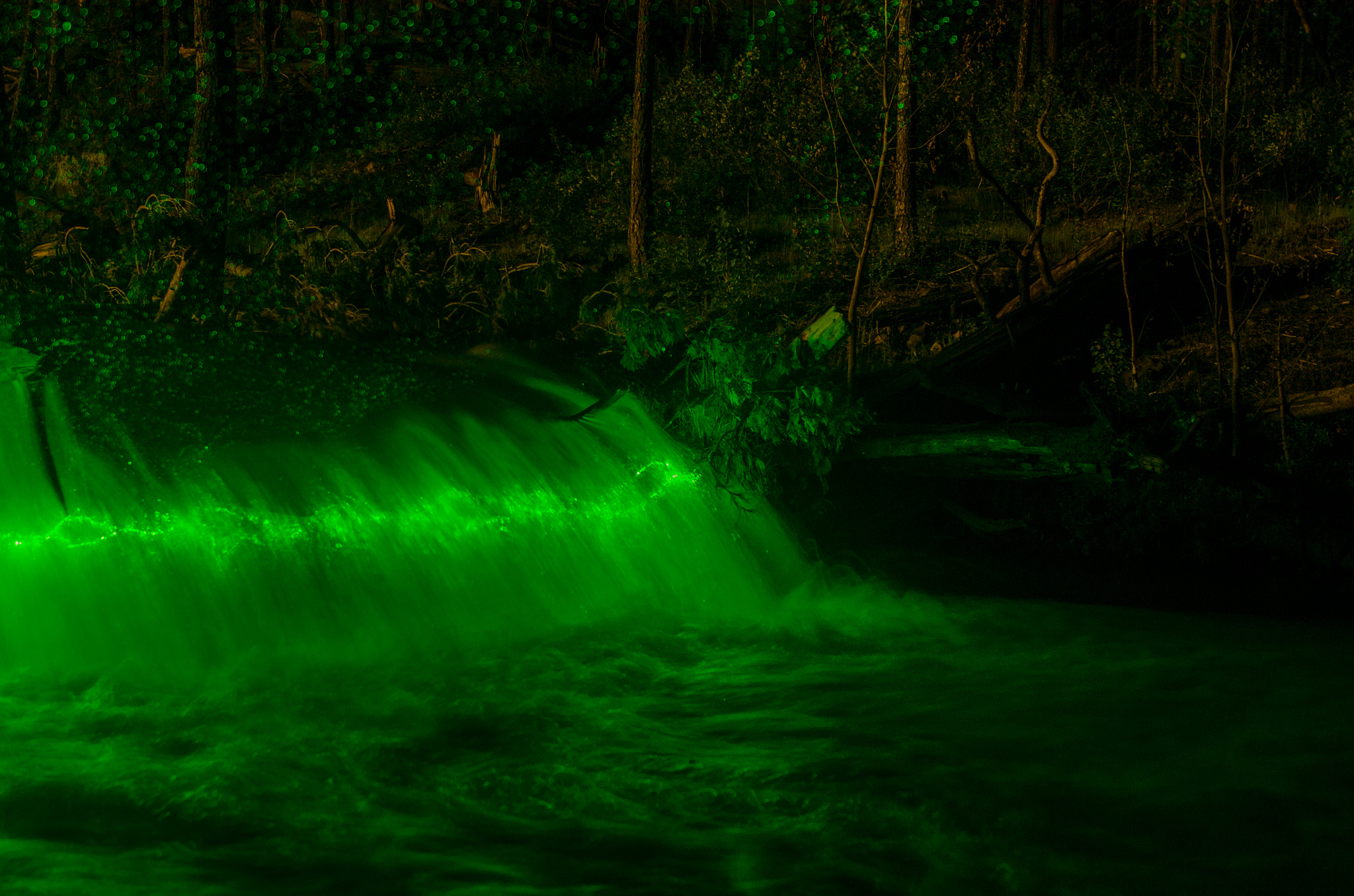 Nikon D5100 + Samyang 12mm F2.8 ED AS NCS Fisheye sample photo. Green water fall photography