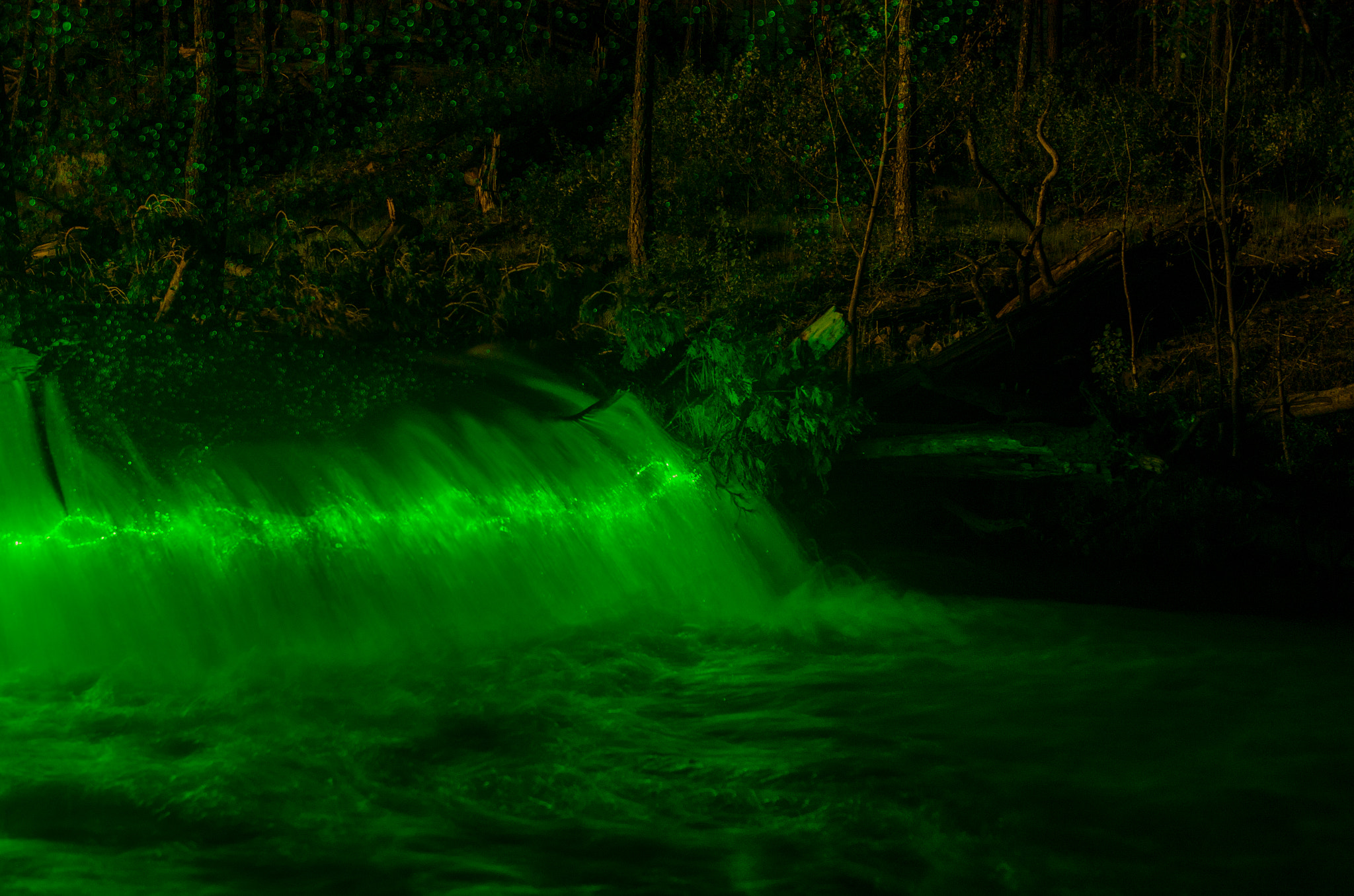 Samyang 12mm F2.8 ED AS NCS Fisheye sample photo. Green water fall photography