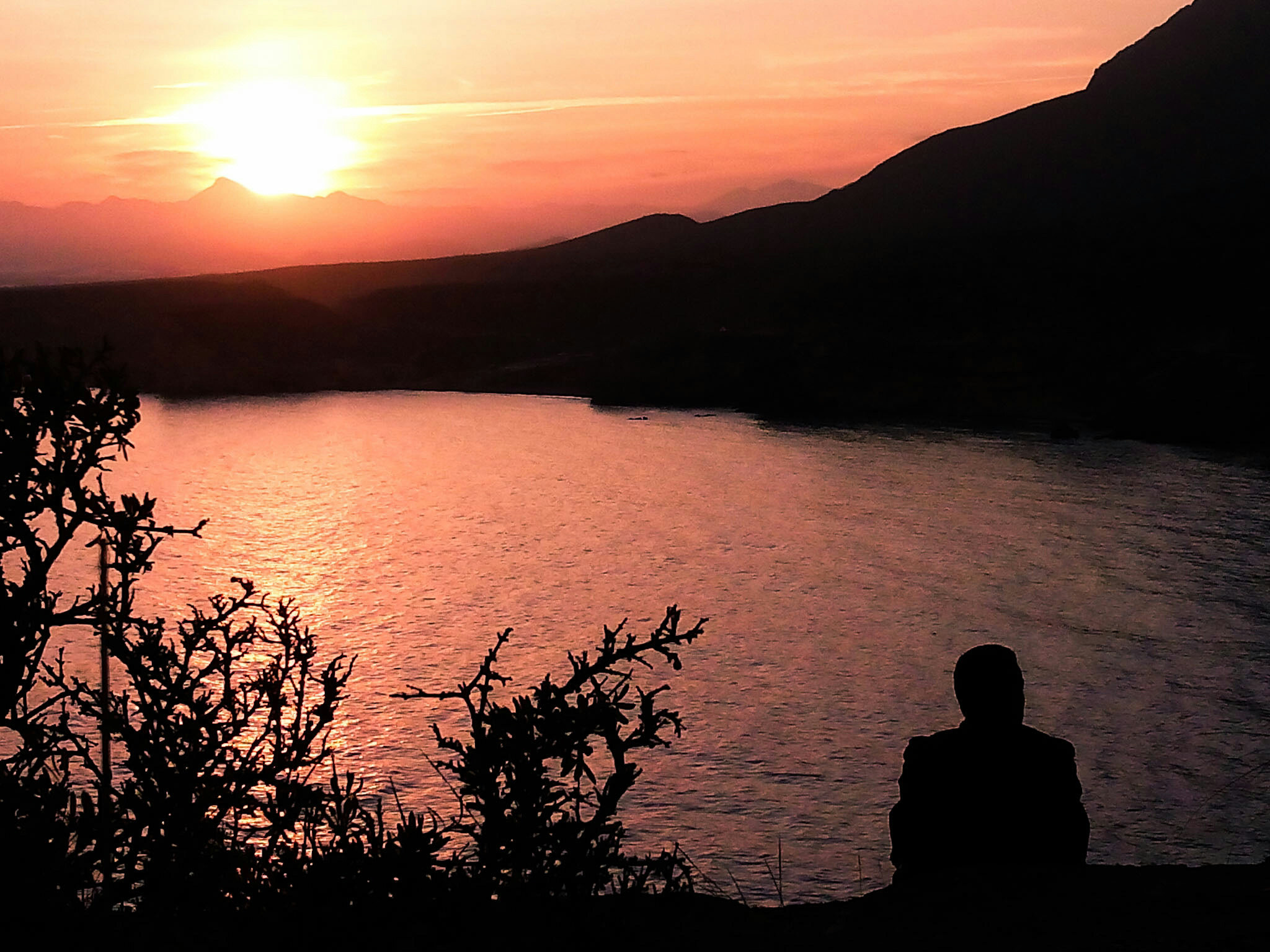 bq Aquaris E5 HD sample photo. Sunset photography