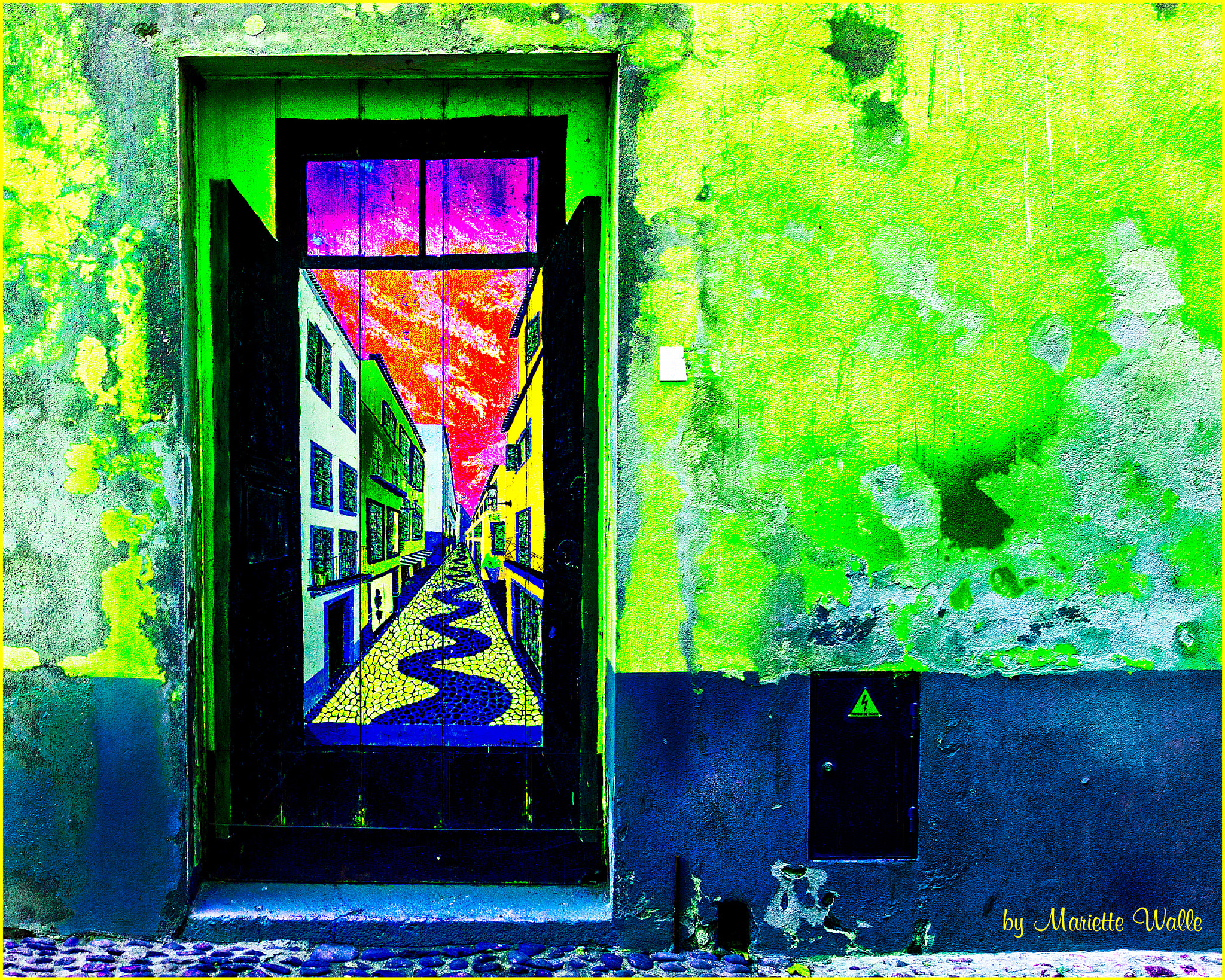 Canon EOS 400D (EOS Digital Rebel XTi / EOS Kiss Digital X) sample photo. Popart in the streets of funchal photography