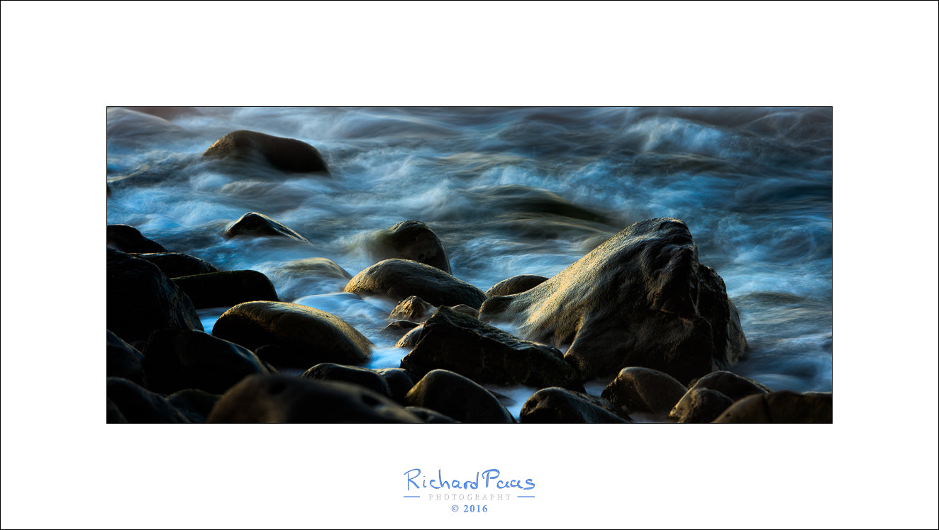 Canon EF 70-200mm F2.8L IS USM sample photo. Blue hour rocks photography