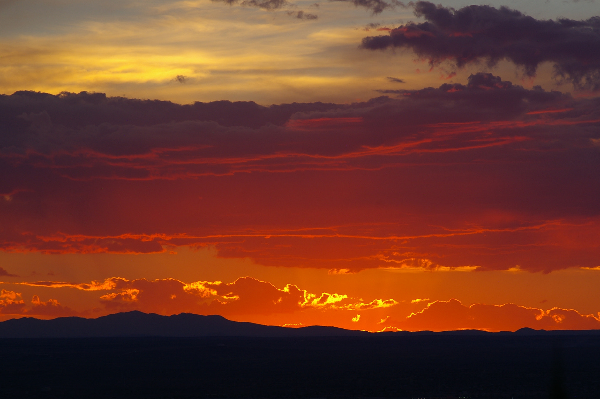 Pentax *ist DL sample photo. Mesa sunset photography