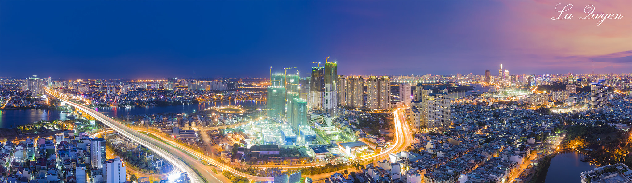 Nikon D750 + AF Zoom-Nikkor 28-70mm f/3.5-4.5 sample photo. Hochiminh city at night photography