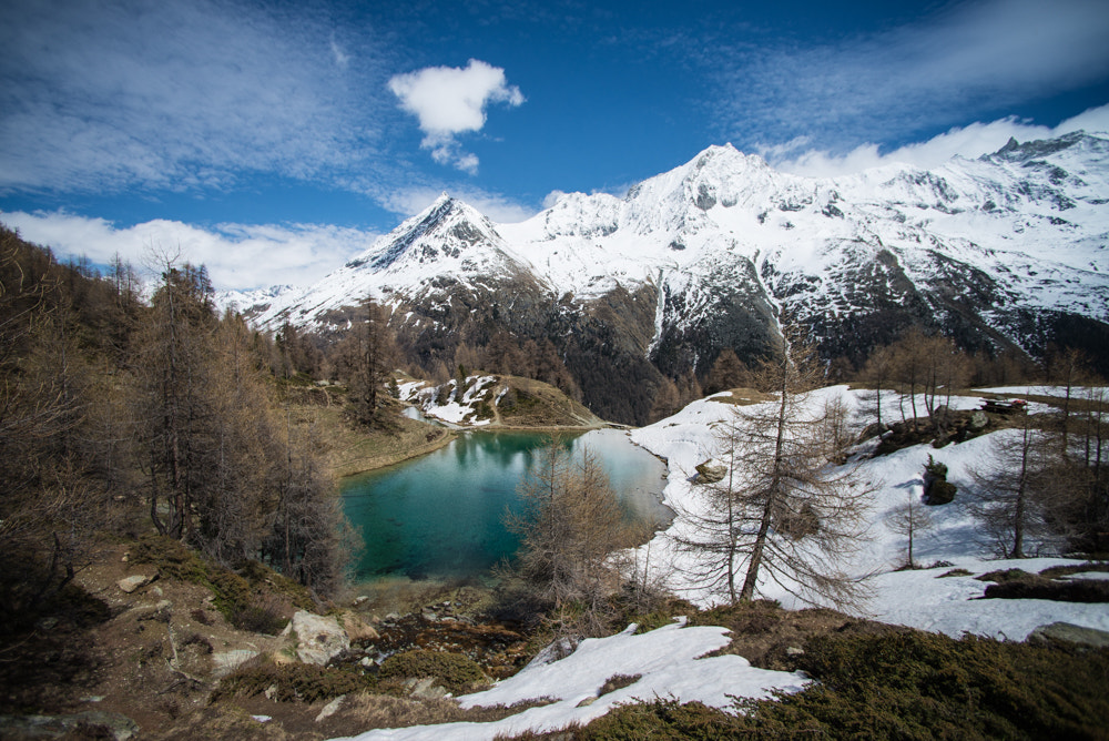 Nikon D600 + Nikon AF Nikkor 14mm F2.8D ED sample photo. Lac bleu photography