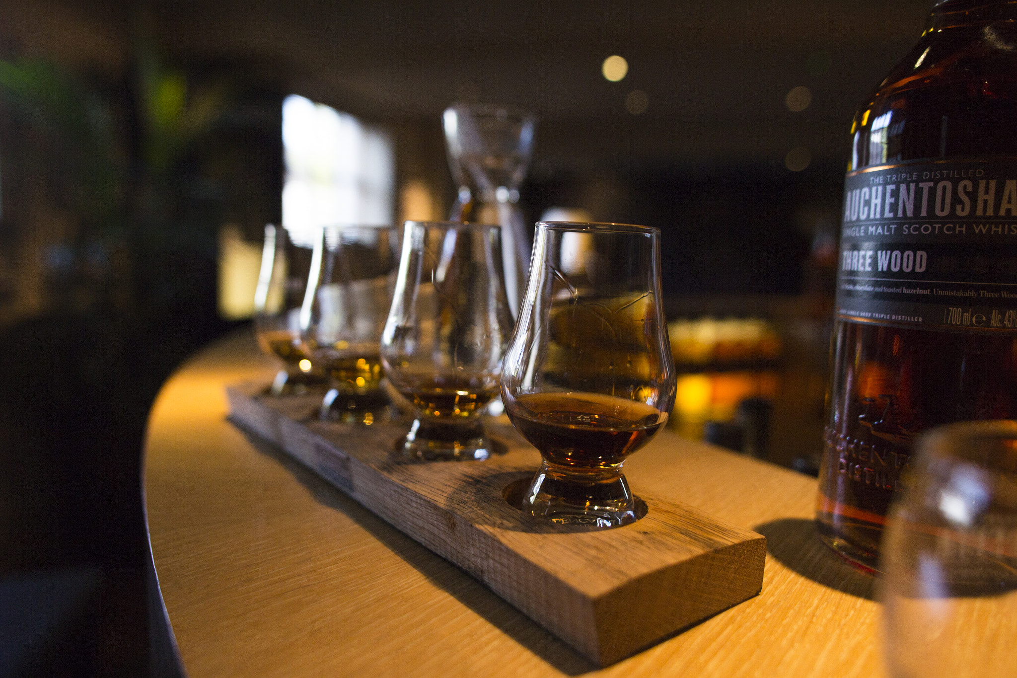 Sigma 24mm f/1.8 DG Macro EX sample photo. Auchenbach scotch tasting photography