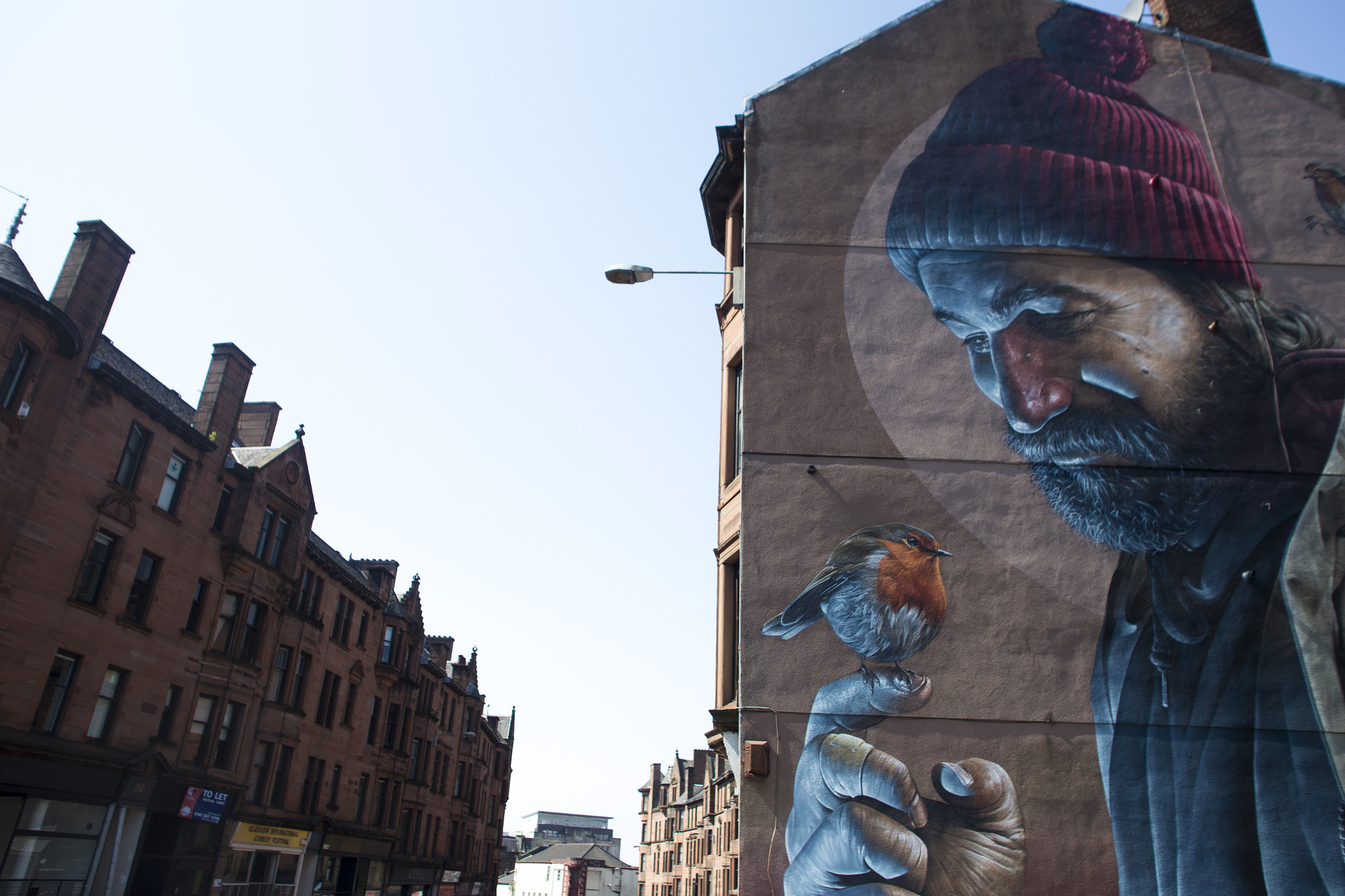Sigma 24mm f/1.8 DG Macro EX sample photo. Glasgow street art photography