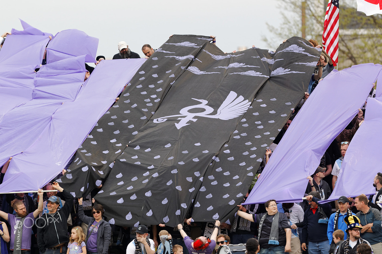 Canon EF 300mm F2.8L IS USM sample photo. Prince tribute tifo photography