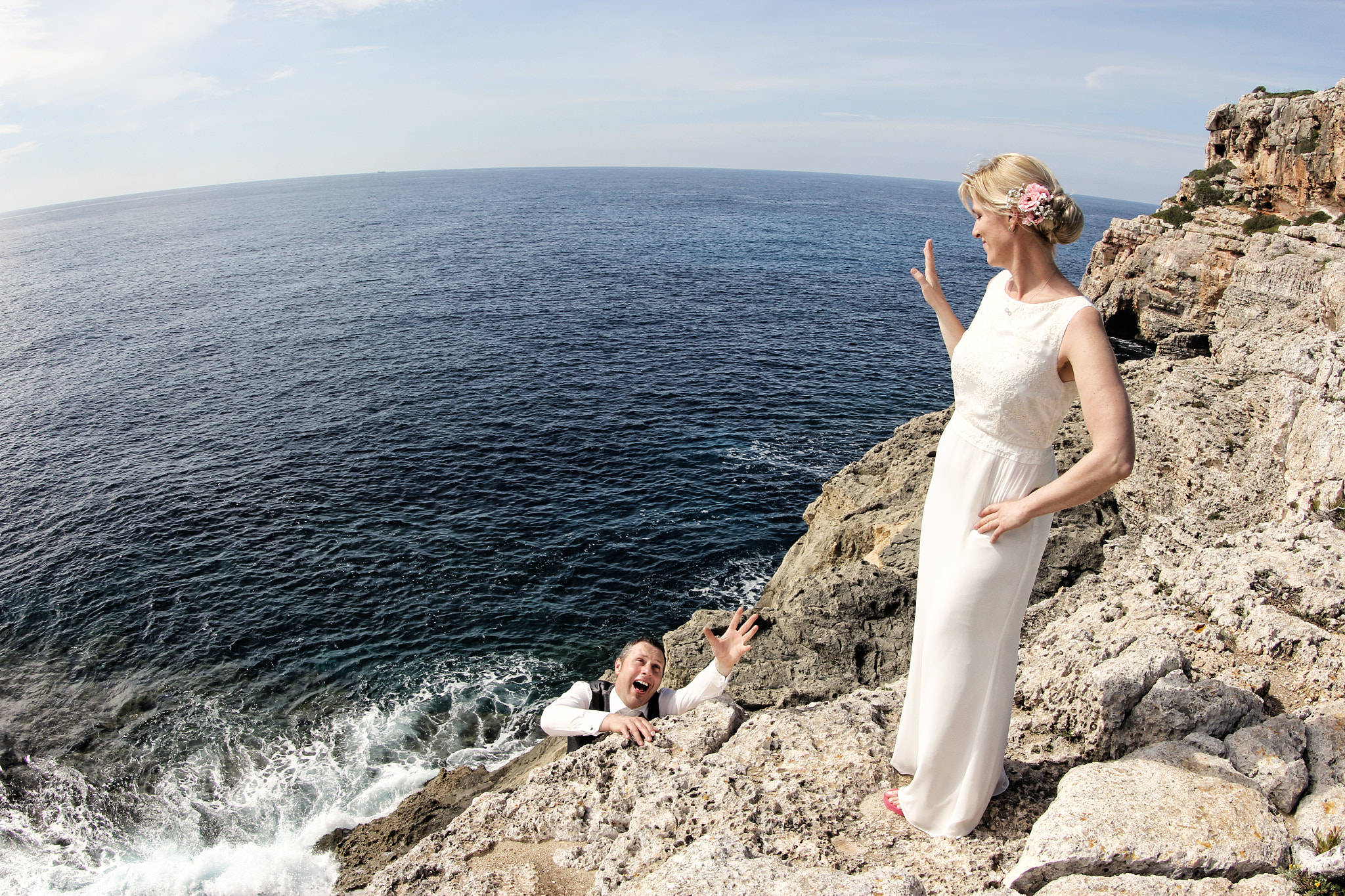 Canon EF 8-15mm F4L Fisheye USM sample photo. Mallorca wedding photography