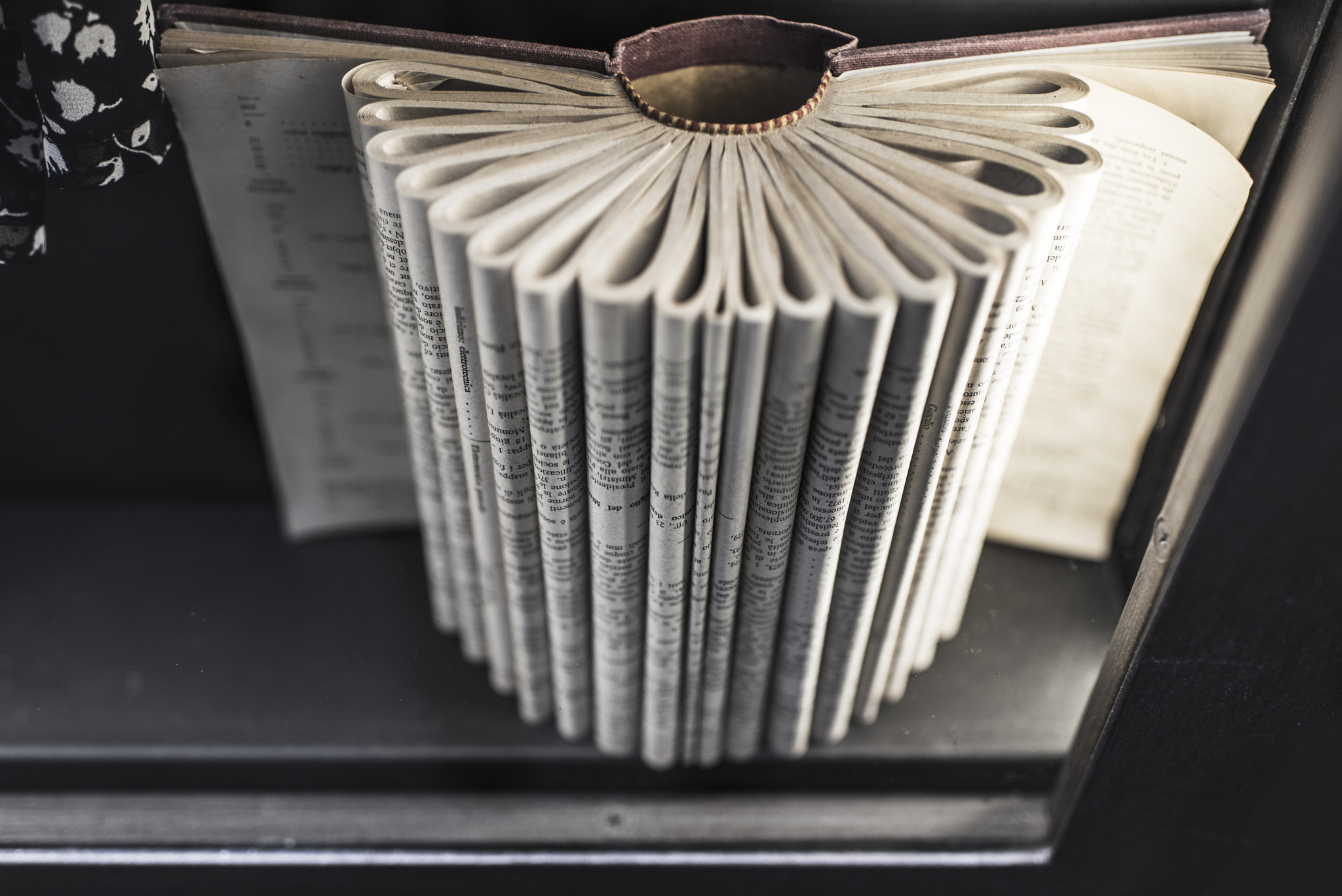 Nikon D800E + Nikon AF-S Nikkor 35mm F1.4G sample photo. Antique book photography