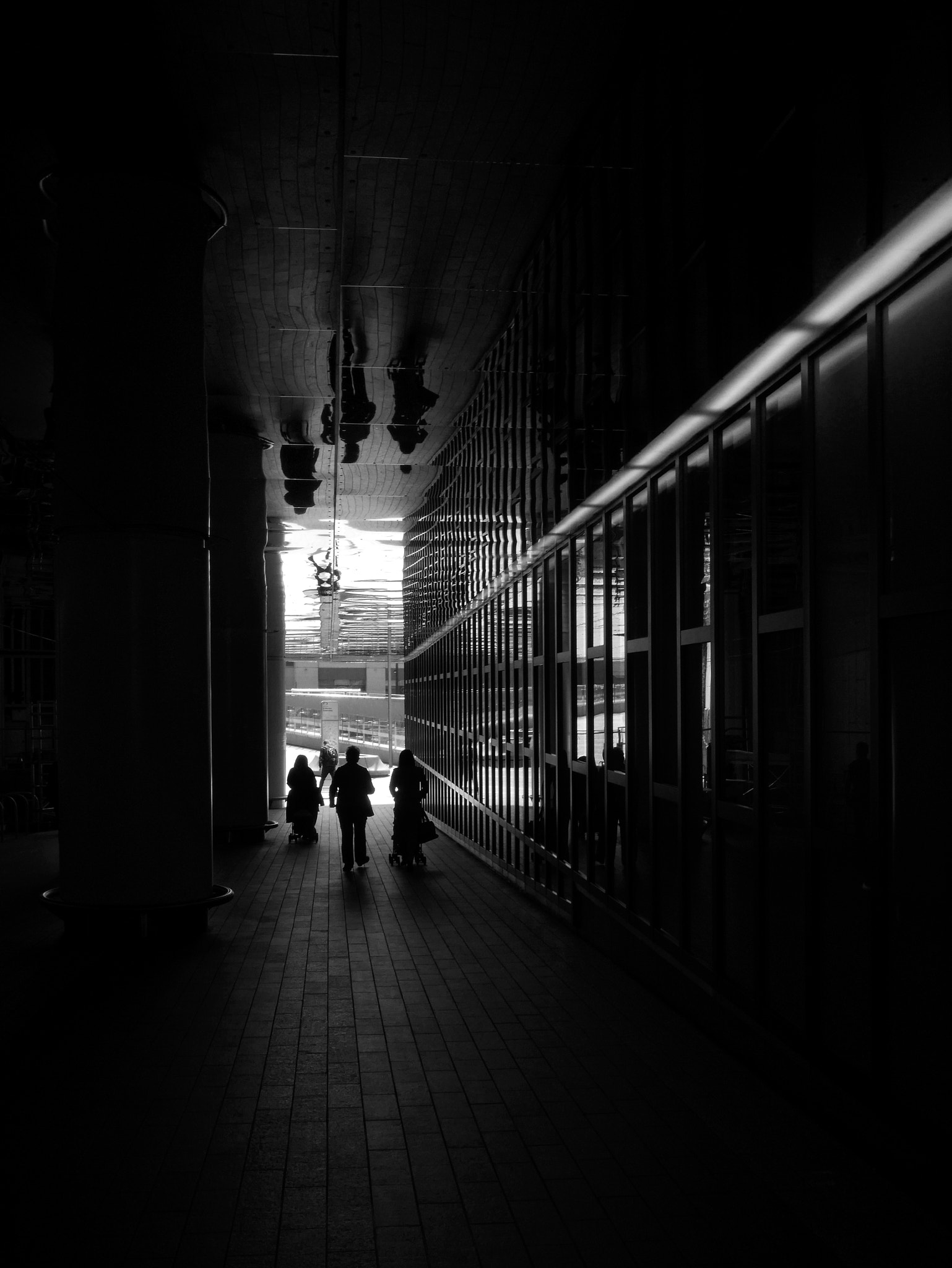 Panasonic Lumix DMC-GX7 + Panasonic Lumix G 20mm F1.7 ASPH sample photo. Reflection tunnel. photography
