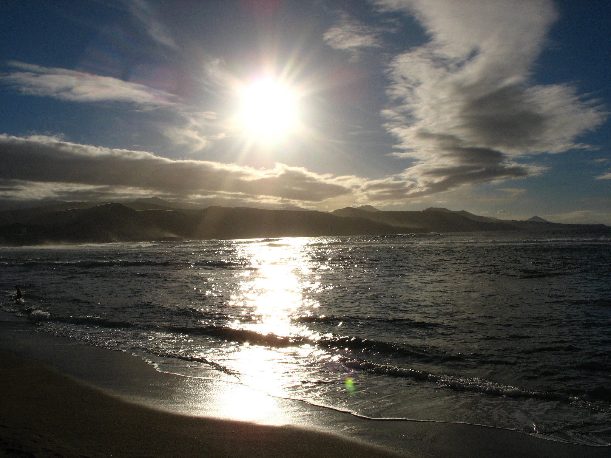 Canon POWERSHOT A610 sample photo. Sunbathing in grancanaria photography