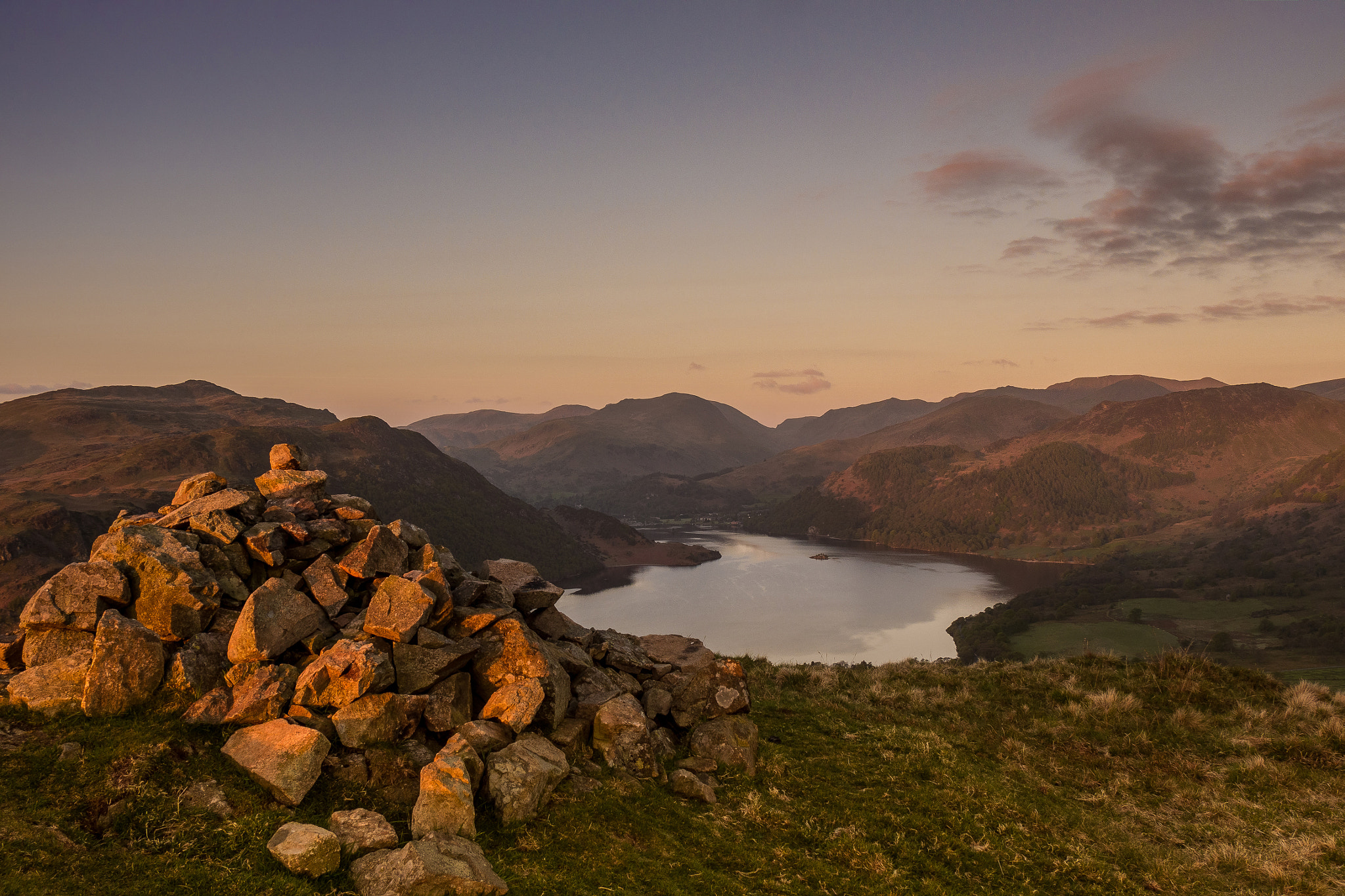 Panasonic Lumix DMC-GH3 sample photo. Ullswater sunrise photography