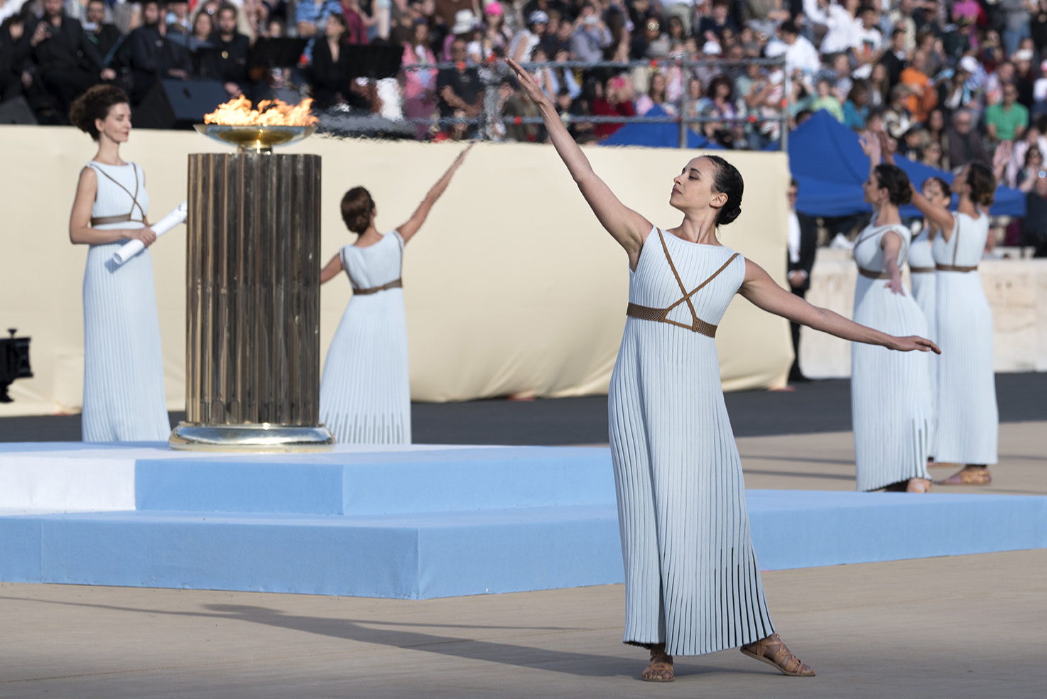 Nikon D750 + Nikon AF Micro-Nikkor 200mm F4D ED-IF sample photo. Olympic flame 2016 photography