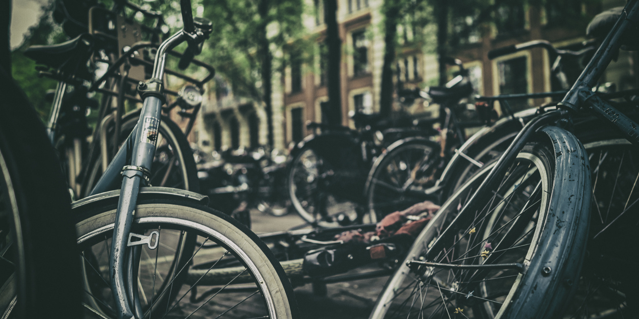 Sony a7R + ZEISS Batis 25mm F2 sample photo. Amsterdam 01 - bikes everywhere photography