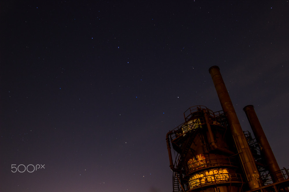 Canon EOS 600D (Rebel EOS T3i / EOS Kiss X5) + Tamron SP AF 17-35mm F2.8-4 Di LD Aspherical (IF) sample photo. The big dipper over gas works park. photography