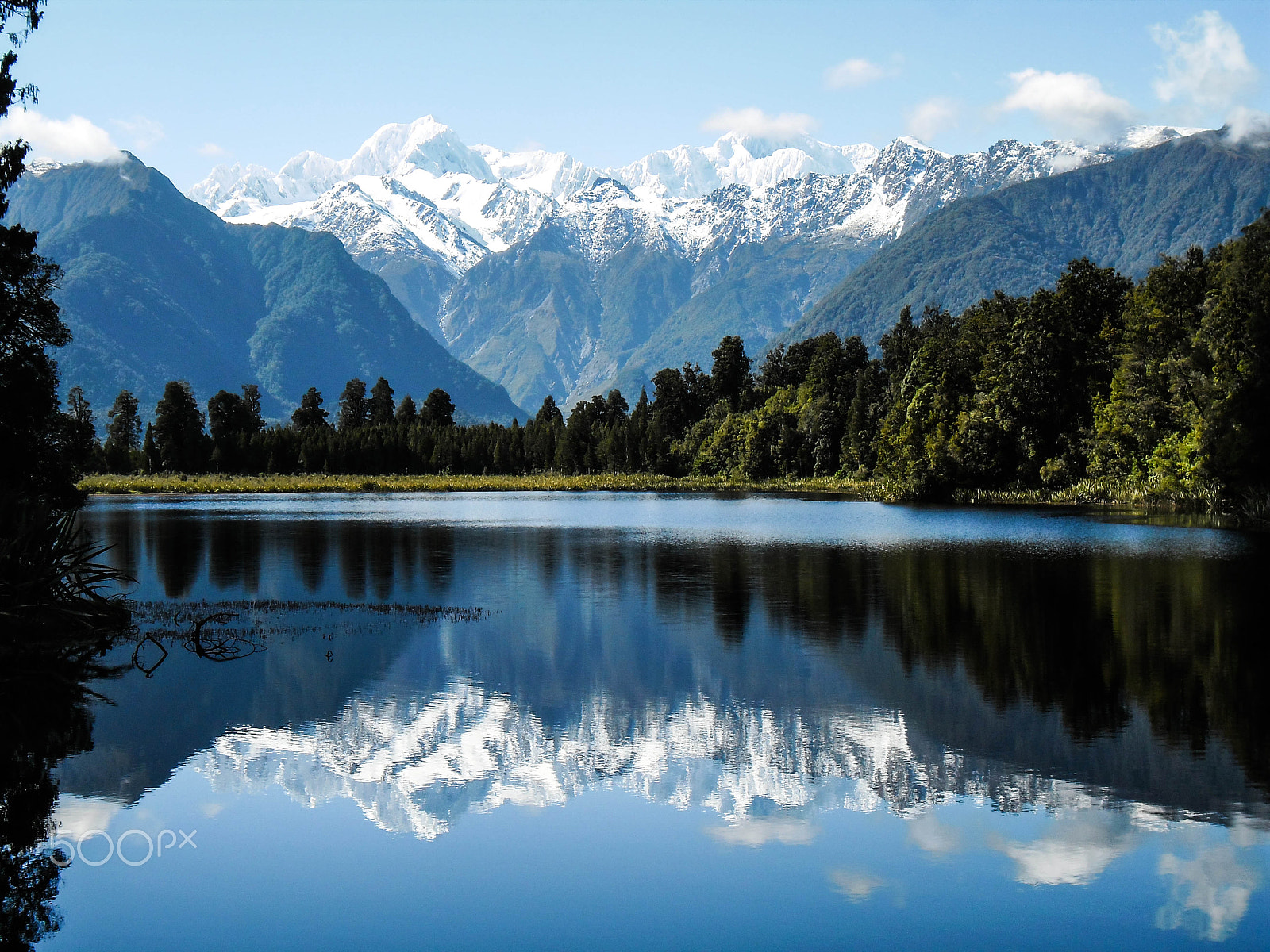 Samsung ES80/ ES81 sample photo. Matheson lake, west coast, south island, nz photography