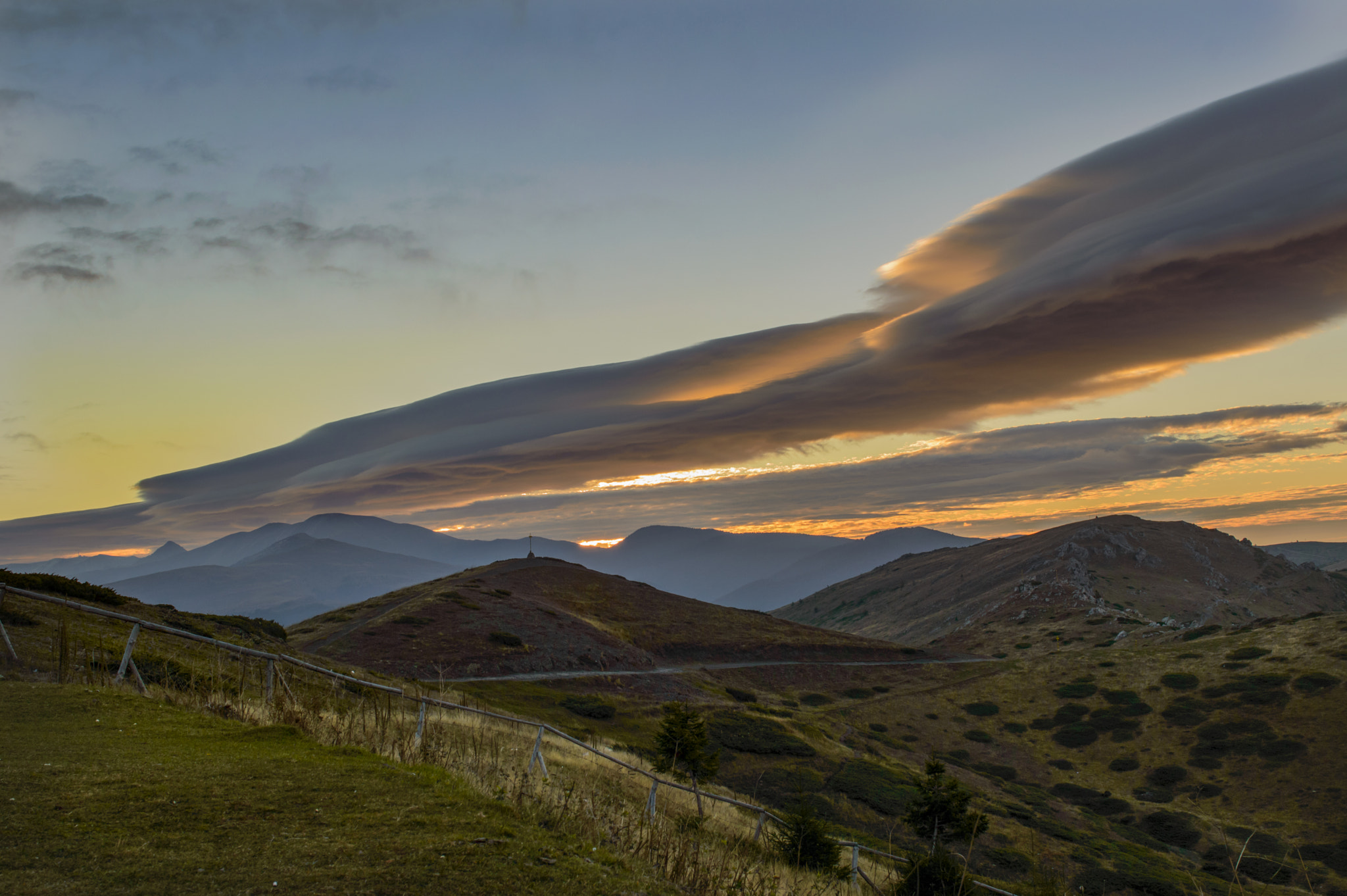 Nikon AF-S Nikkor 24-70mm F2.8G ED sample photo. Sunrise at"stara planina" mountain,  bulgaria photography