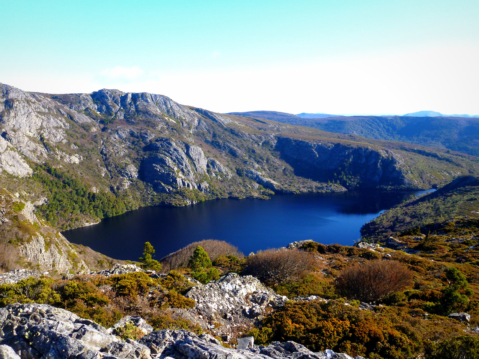 Panasonic DMC-TS3 sample photo. Crater lake at cradle mountain photography