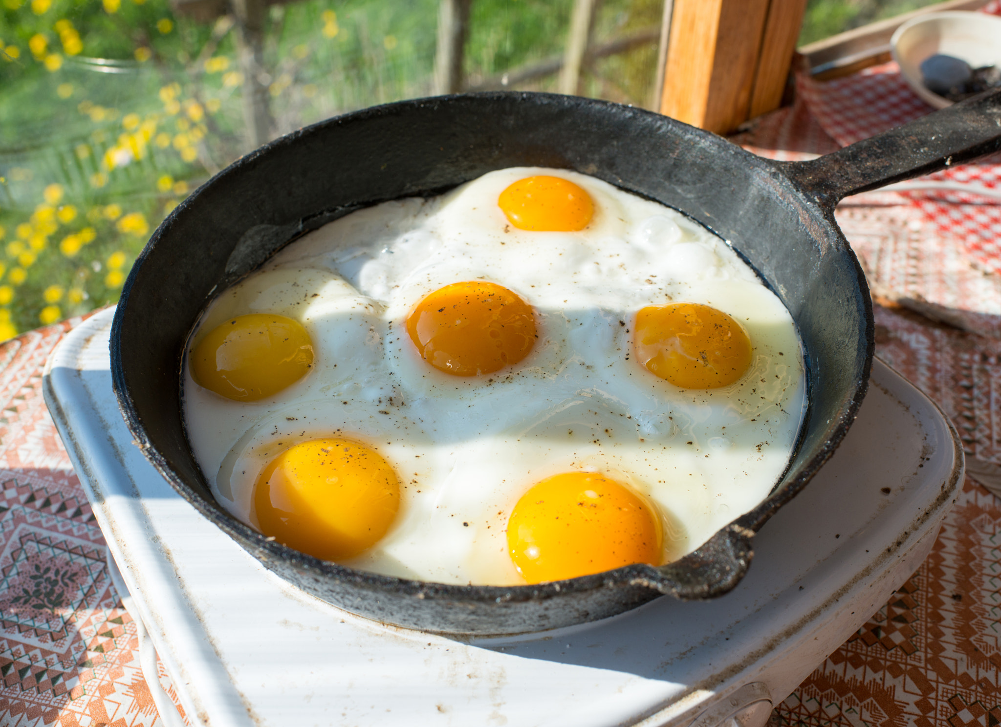 Nikon D800E + Nikon AF-S Nikkor 35mm F1.4G sample photo. Fried eggs photography