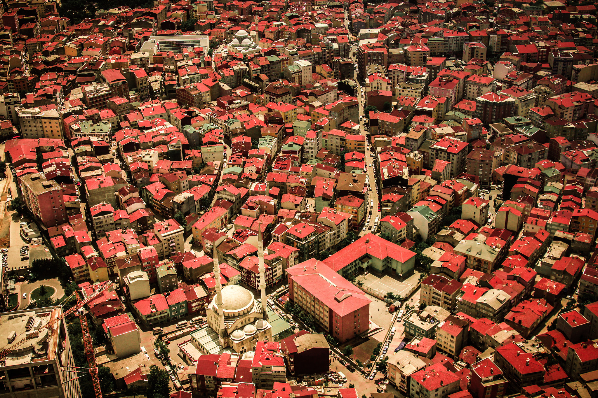 Tamron AF 28-200mm F3.8-5.6 XR Di Aspherical (IF) Macro sample photo. Istanbul from above photography
