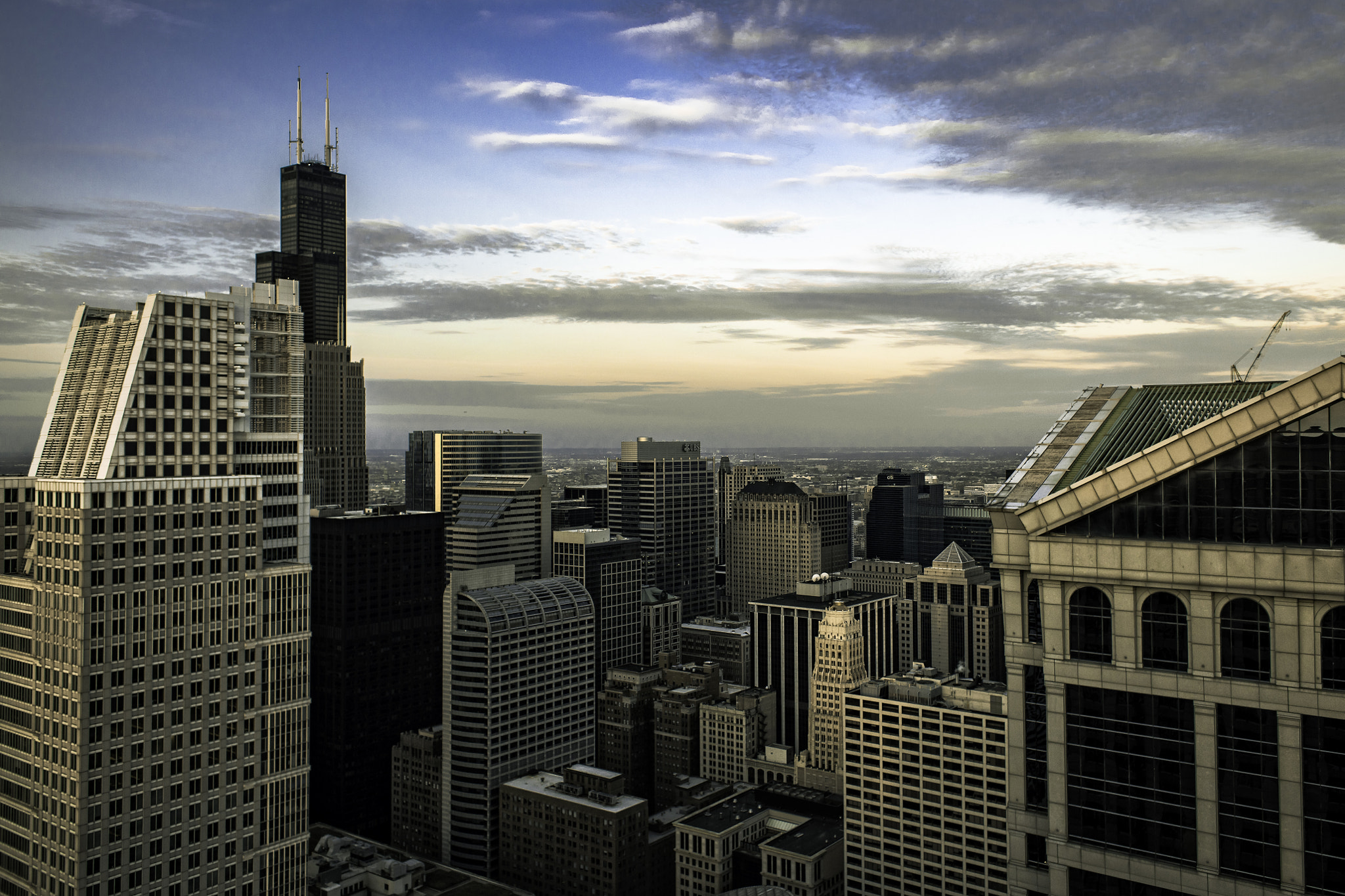 Canon EOS 5DS + Canon EF 28mm F1.8 USM sample photo. Chicago skyline photography