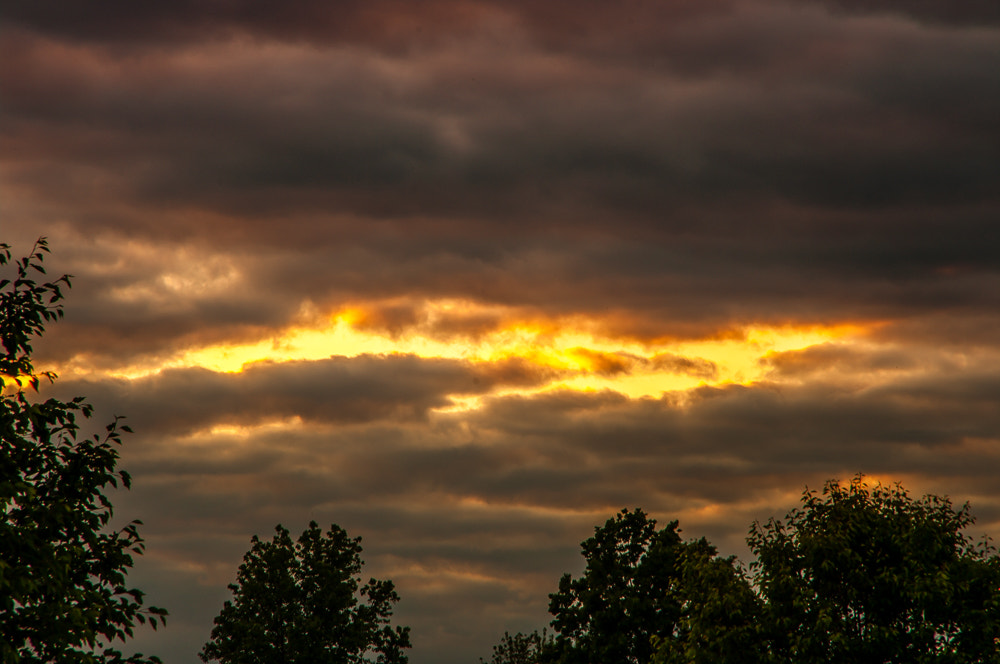 Pentax K20D sample photo. Clouds photography