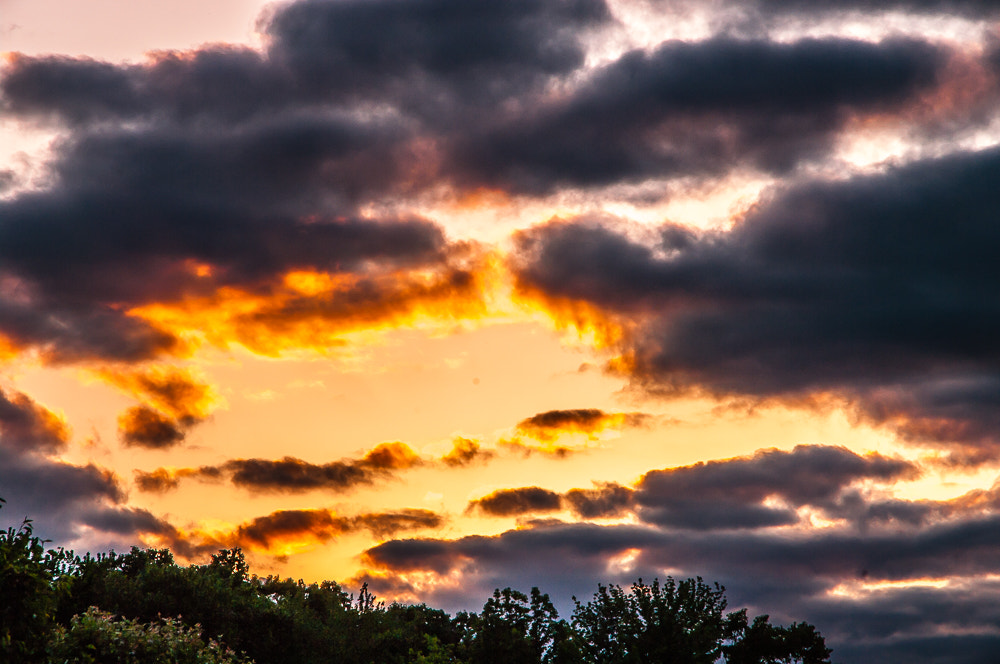 Pentax K20D sample photo. Clouds photography
