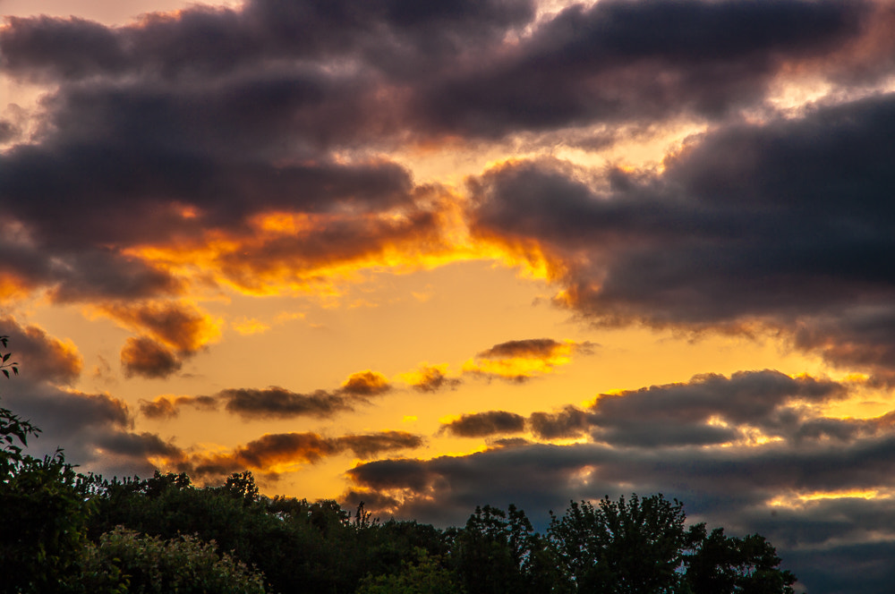Pentax K20D sample photo. Clouds photography