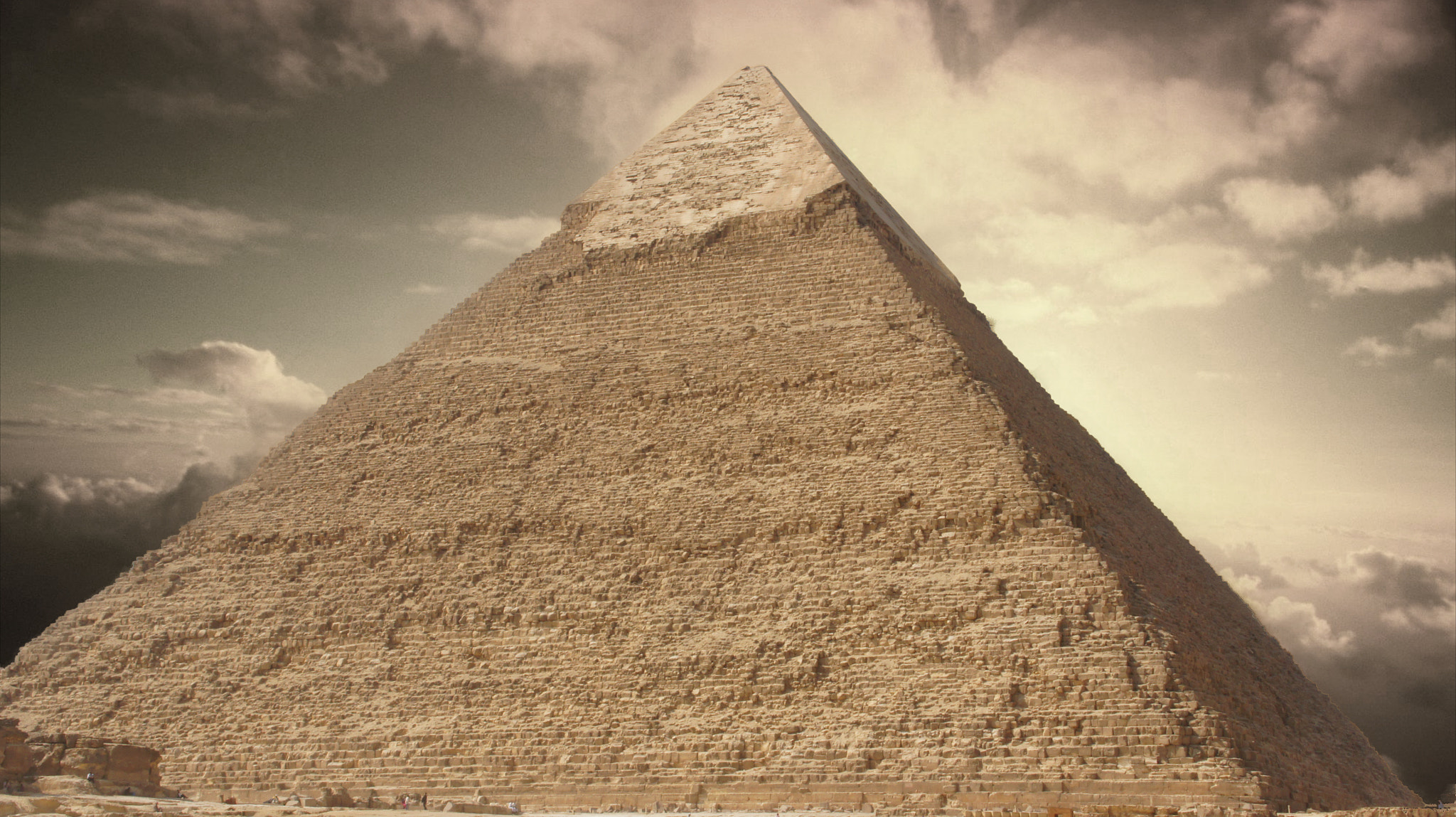 Sony NEX-VG10E sample photo. Pyramid of khafre photography