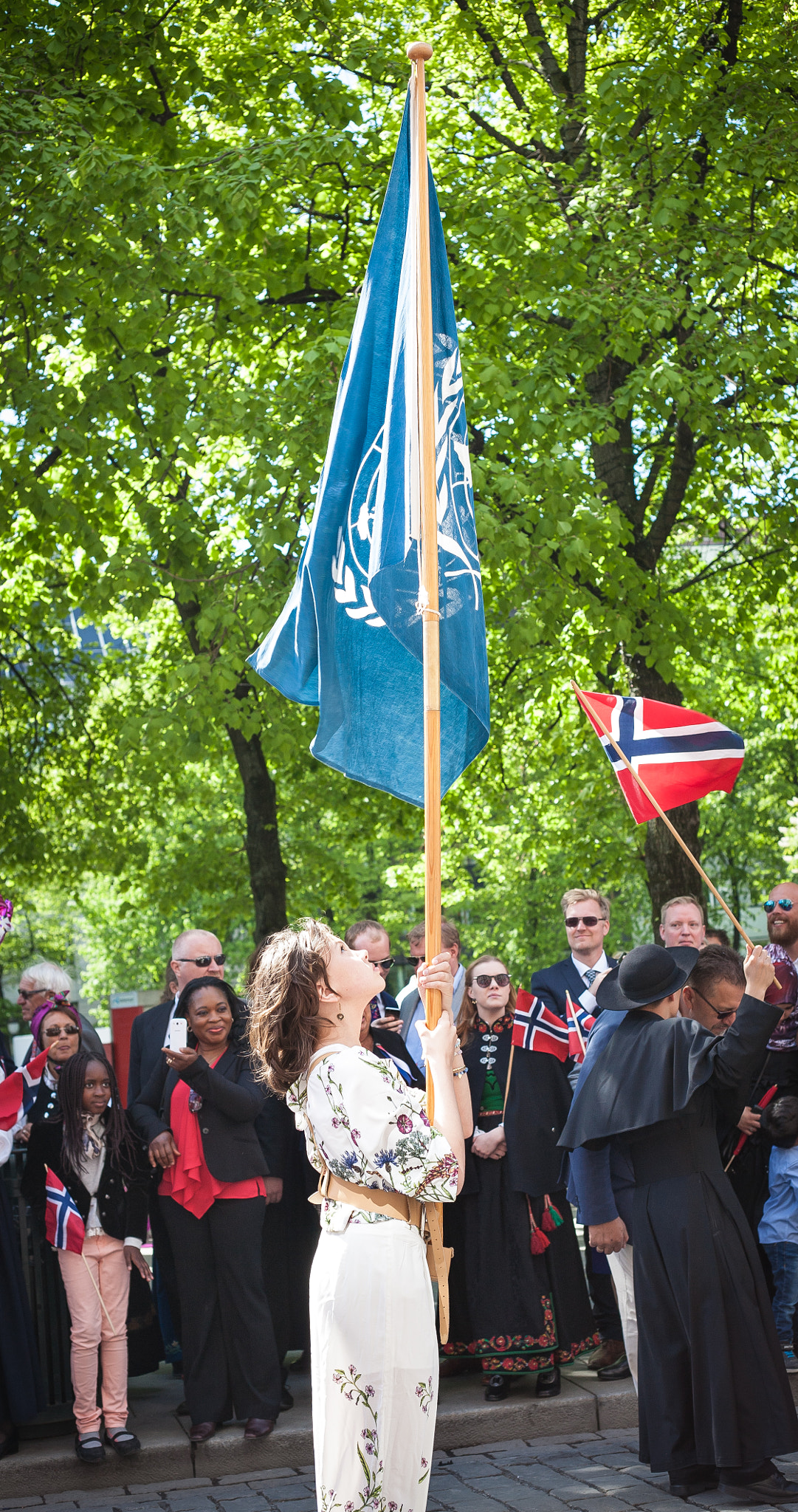 Canon EOS 5D + Canon EF 50mm F1.8 II sample photo. United nations flag photography