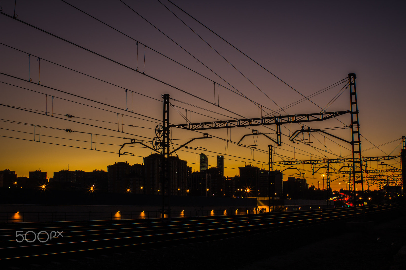 Canon EF 28-90mm f/4-5.6 sample photo. City sunset photography