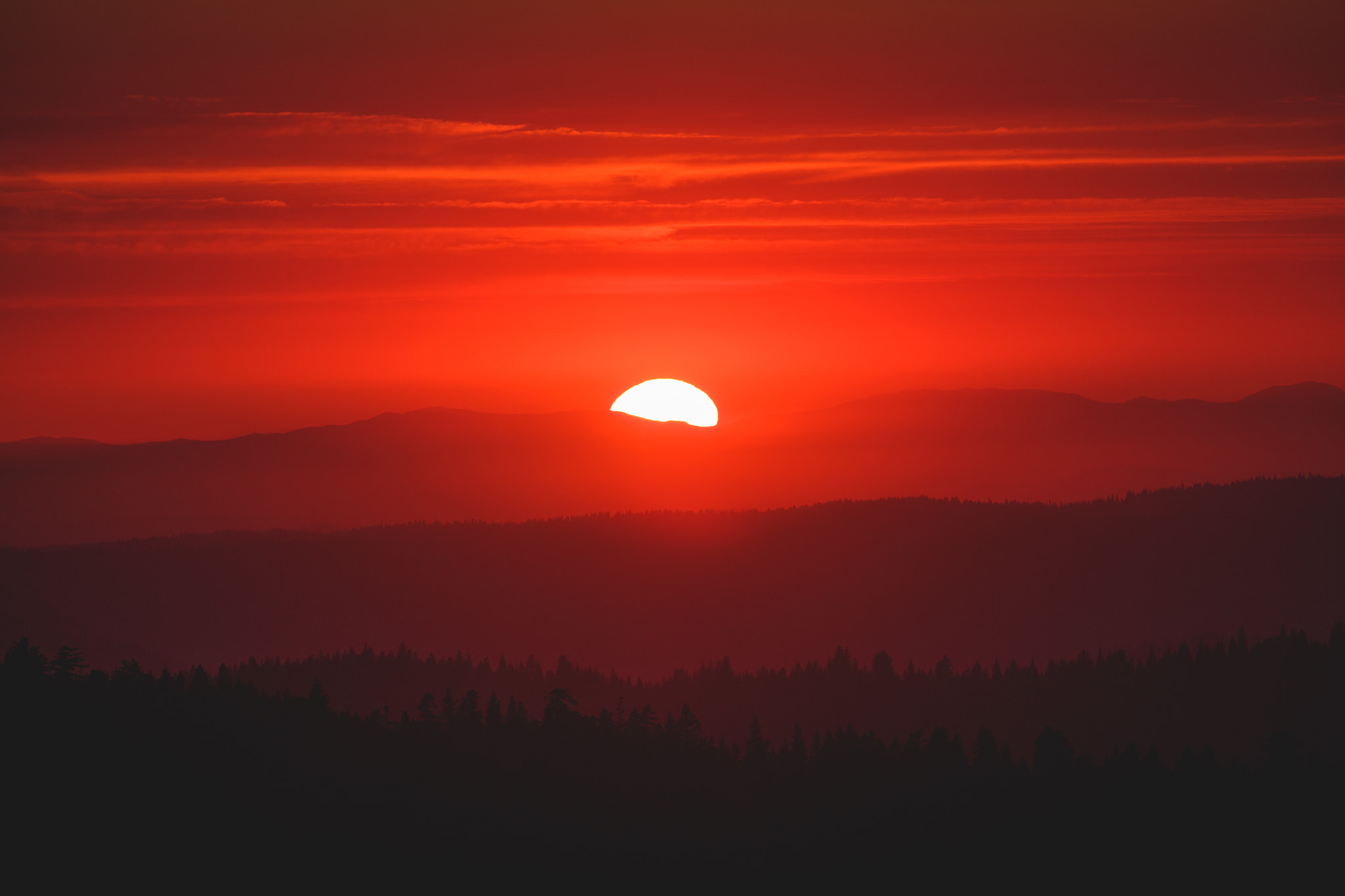 Fujifilm XF 100-400mm F4.5-5.6 R LM OIS WR sample photo. Stanislaus sunset photography