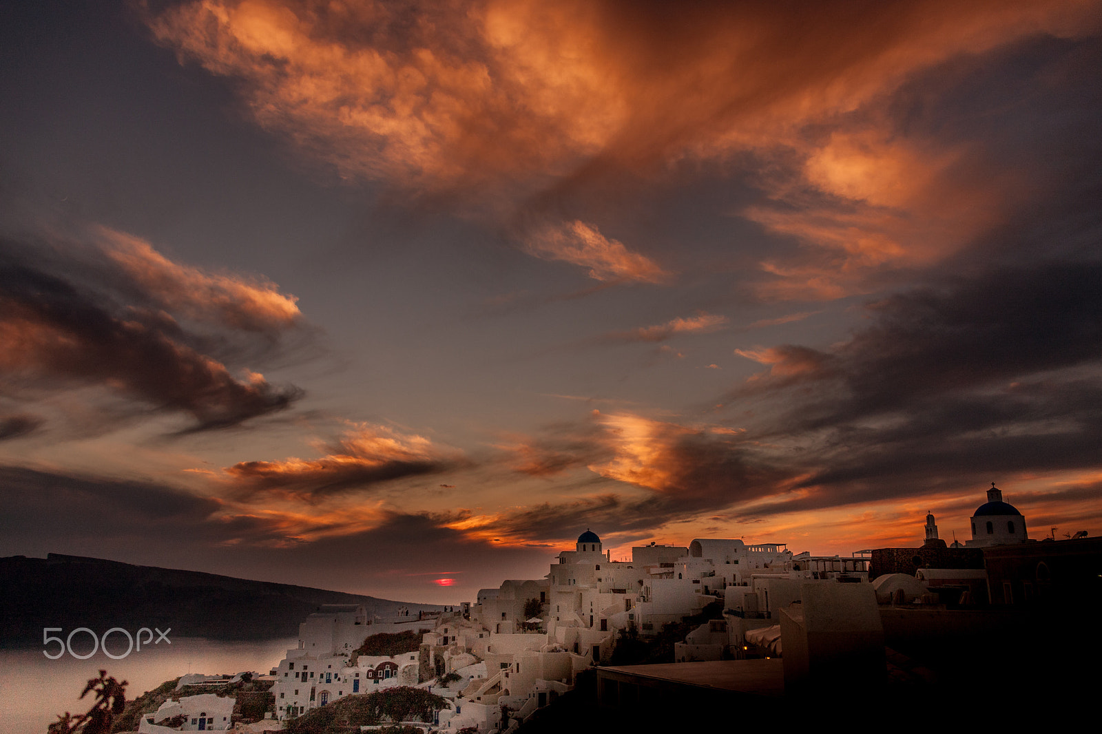 Canon EOS-1Ds Mark III sample photo. Santorini_sunset_asif photography