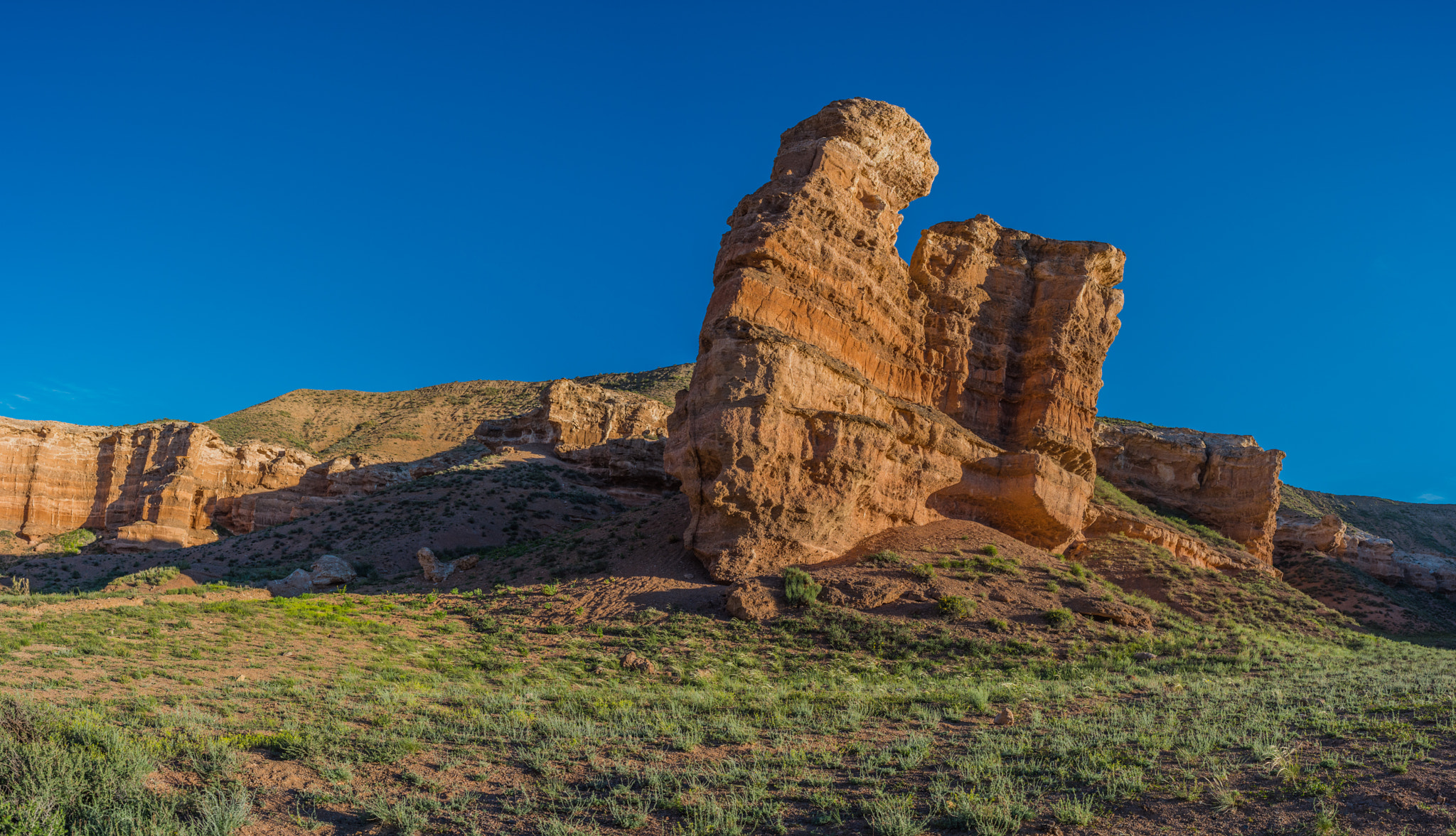 Nikon D810 + Nikon AF Nikkor 24mm F2.8D sample photo. Charyn canyon photography