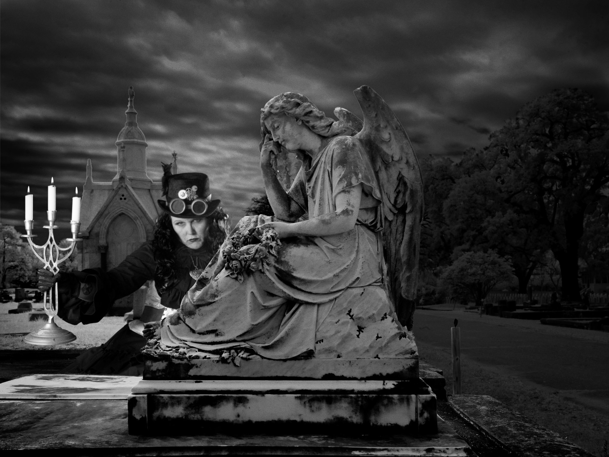 Phase One P21 sample photo. Magnolia cemetery is a city cemetery located in mobile, alabama, united states. the cemetery is... photography