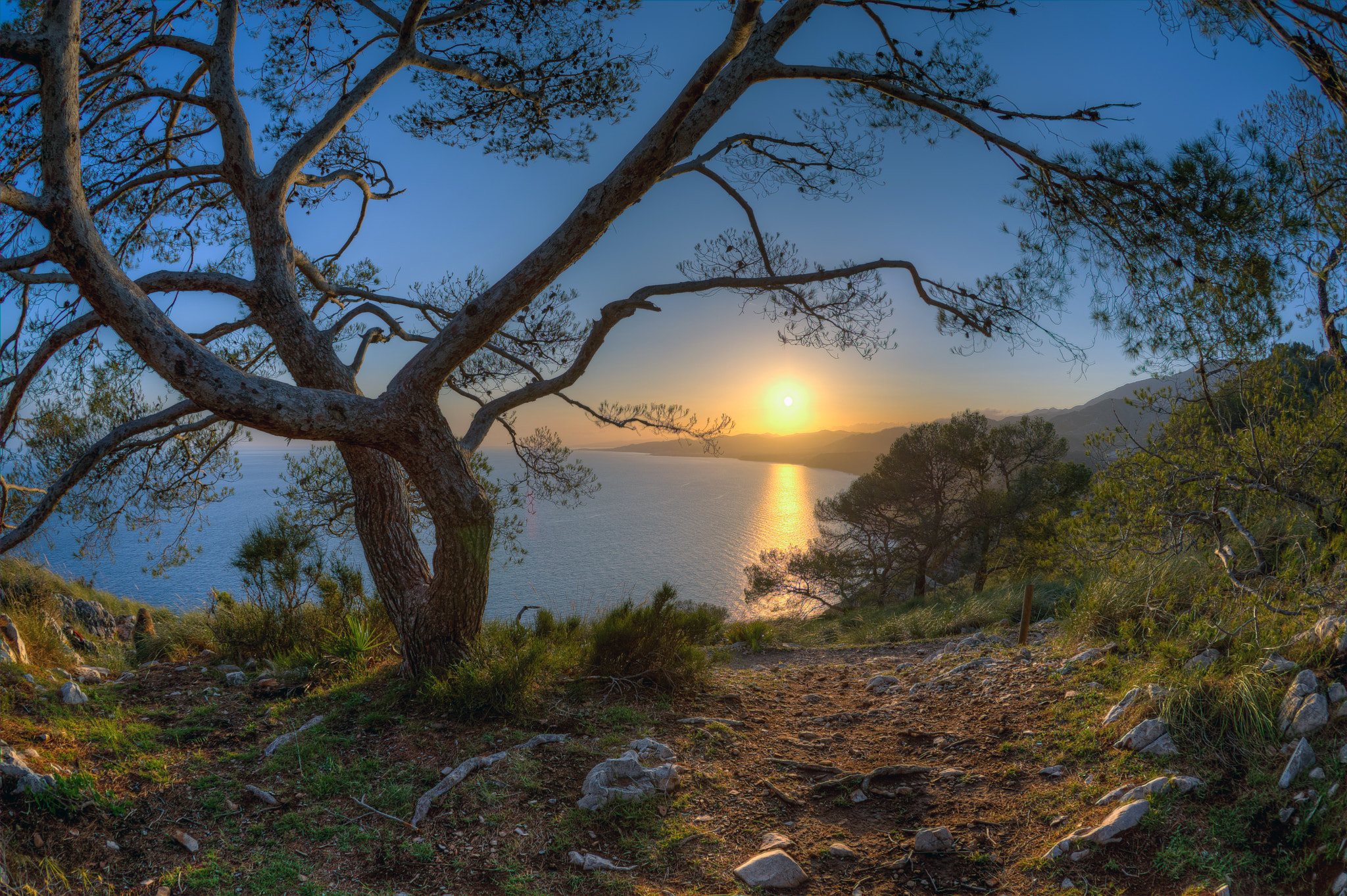 Canon EOS 6D + Canon EF 15mm F2.8 Fisheye sample photo. Andalusian sunset photography