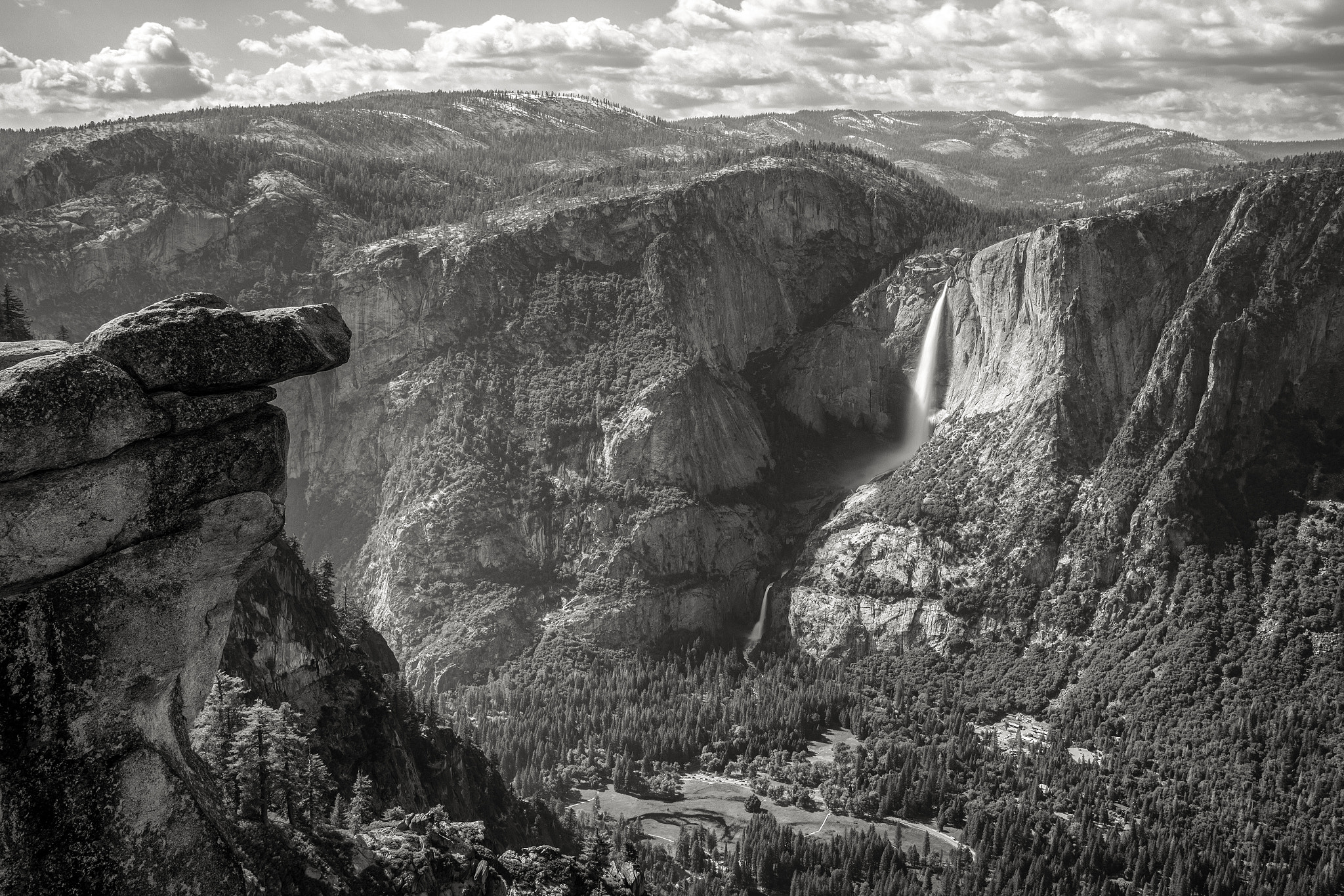 Canon EF 24-70mm F2.8L II USM sample photo. Yosemite falls from sentinel dome photography