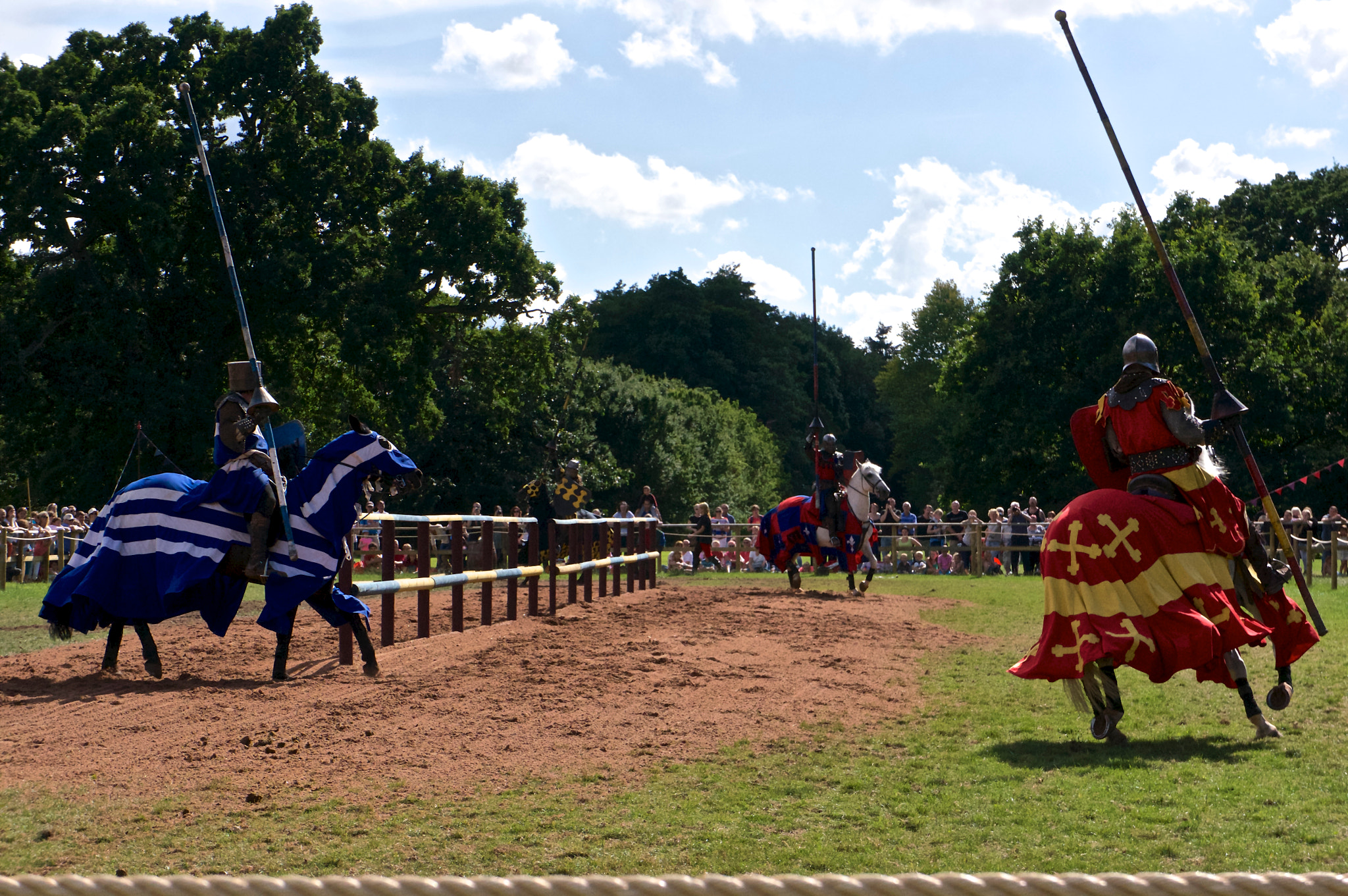 Sony E 18-55mm F3.5-5.6 OSS sample photo. Jousting photography