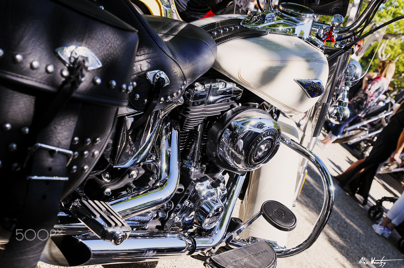 Sigma 24-70mm F2.8 EX DG HSM sample photo. Harley chrome photography