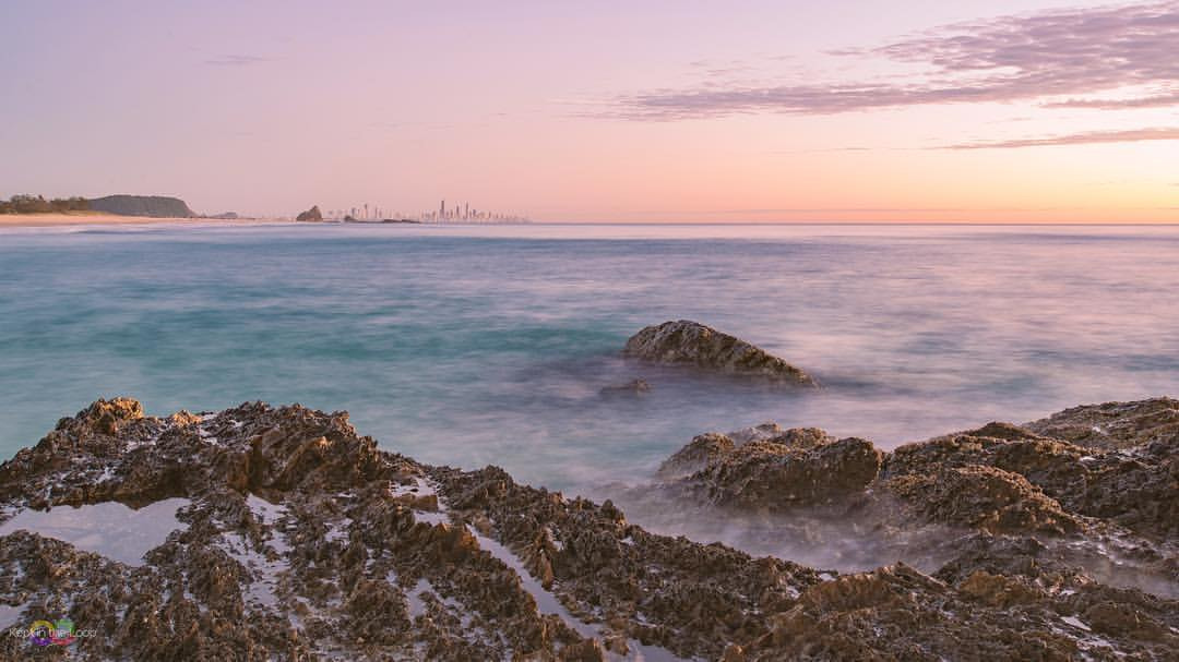 Sunrise looking out from Currumbin #KeptintheLoop #GoldCoast #Photographer #Local #News #Media...