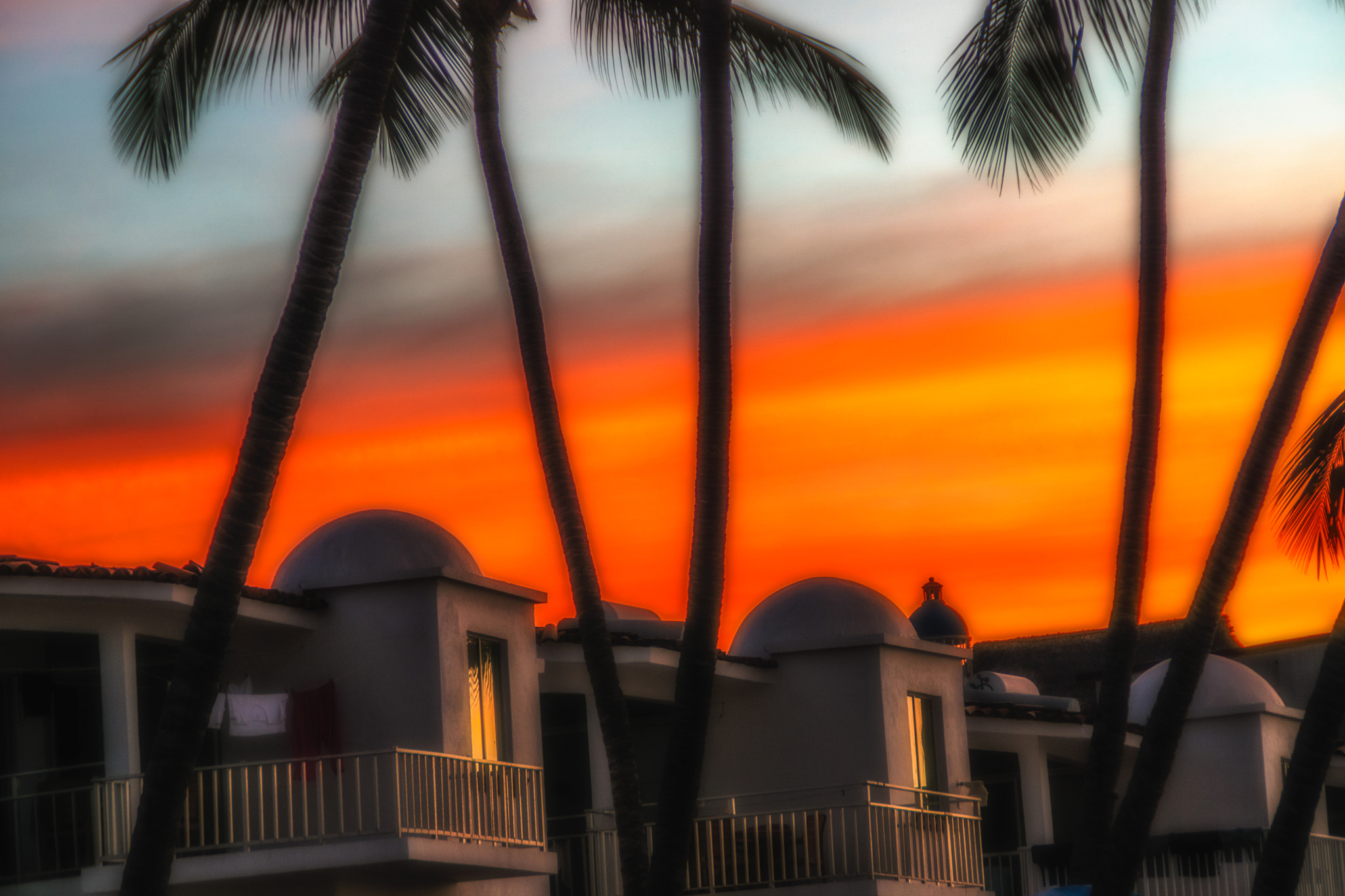 Sony DT 18-200mm F3.5-6.3 sample photo. Bucerias sunrise, mexico photography