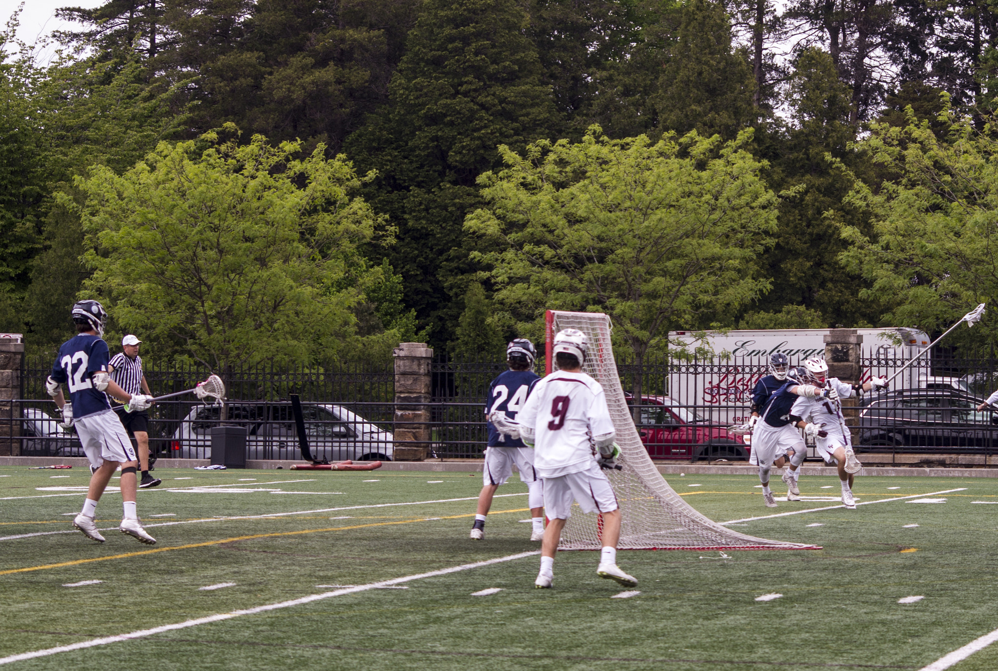 Pentax K-x + Sigma sample photo. Fordham prep vs st. dominic photography