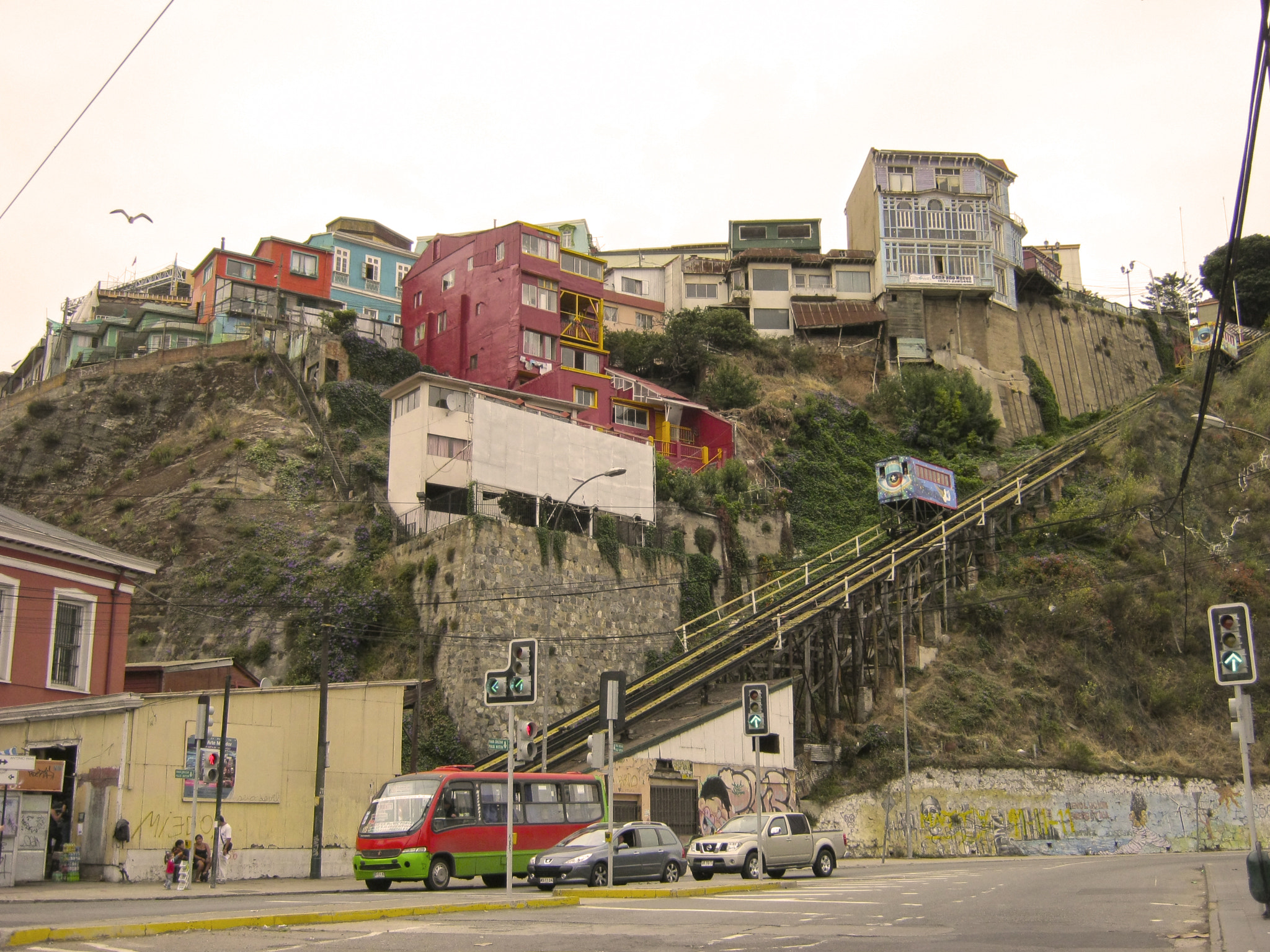 Canon PowerShot A800 sample photo. Cerro artilleria.valparaiso photography